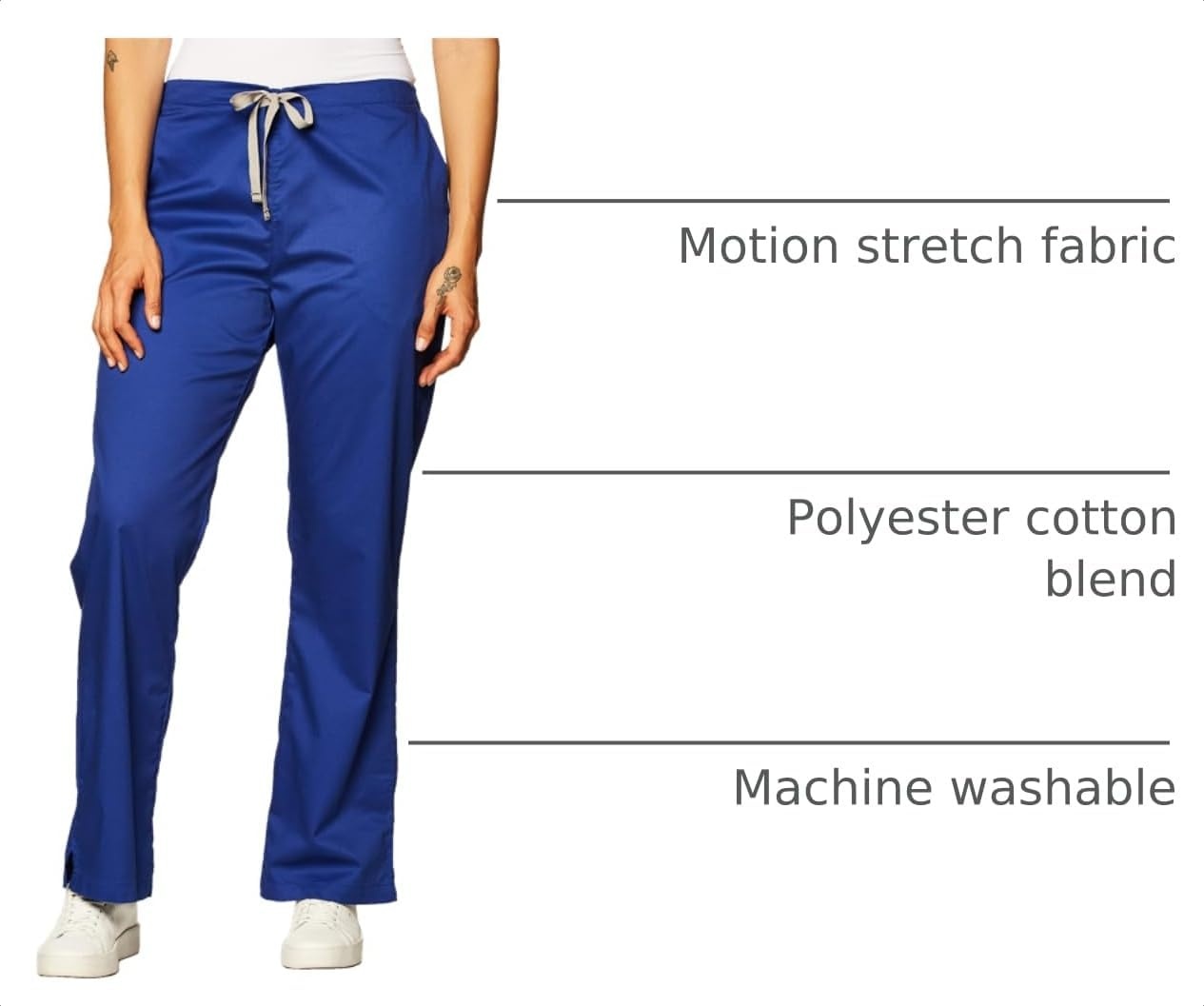 Wink Boundless Women’s Flare Leg Scrub Pant(Galaxy Blue)