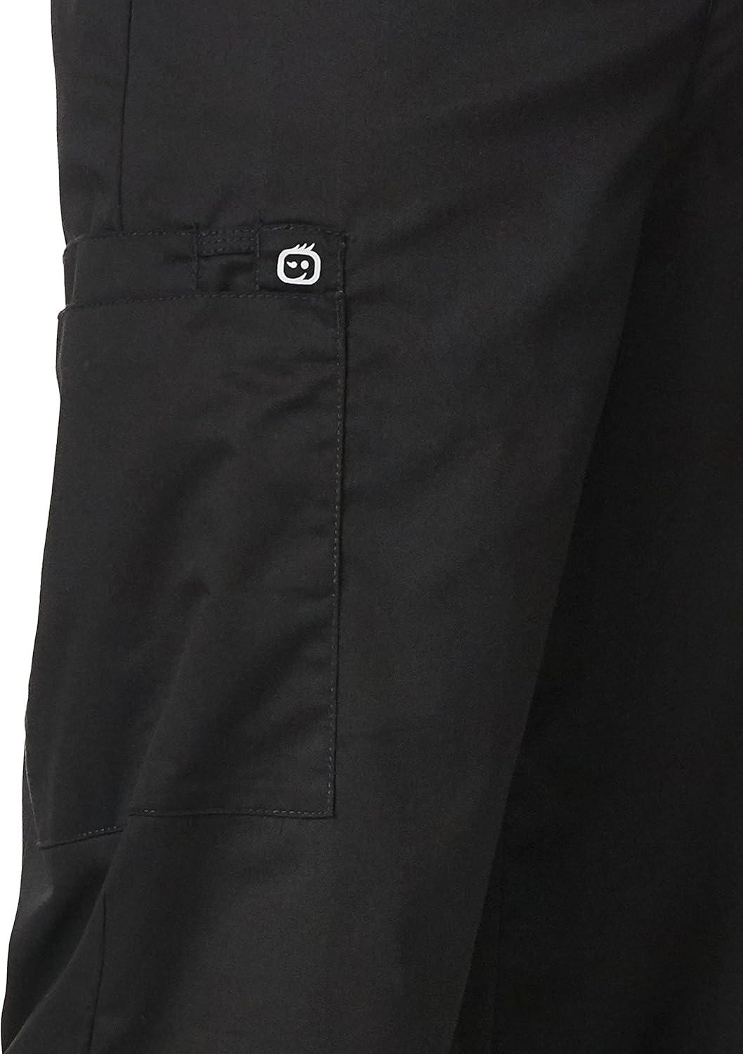 WonderWink Unisex-Adult Drawstring Cargo Pant(Black)