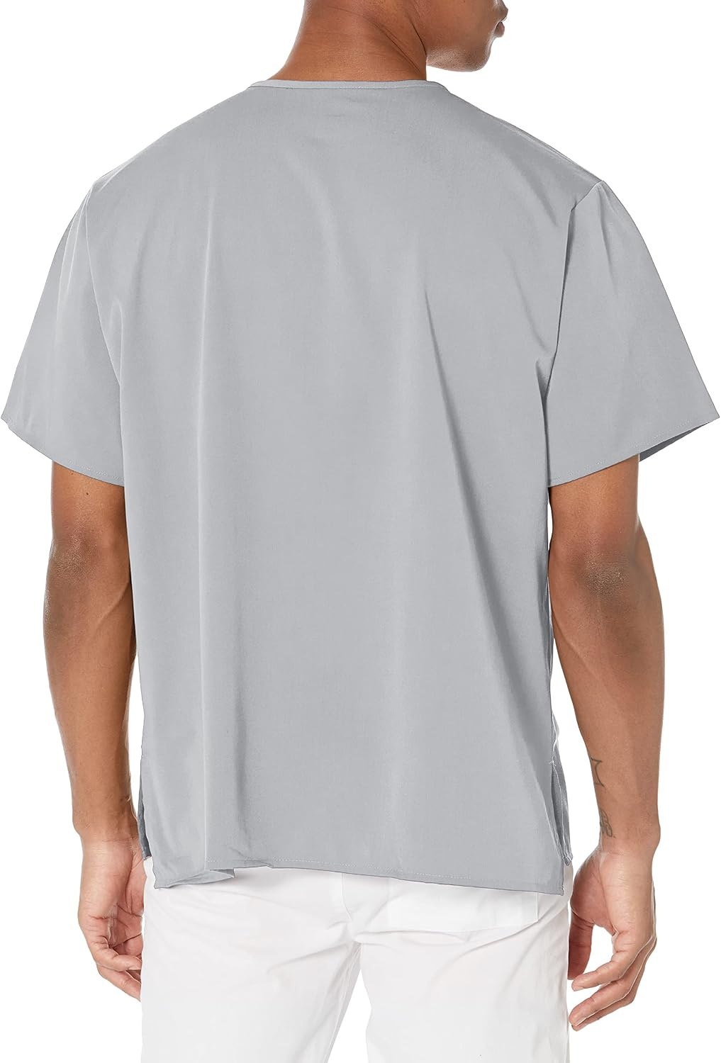 Wink Men’s Men’s V-Neck Scrub Top(Grey)