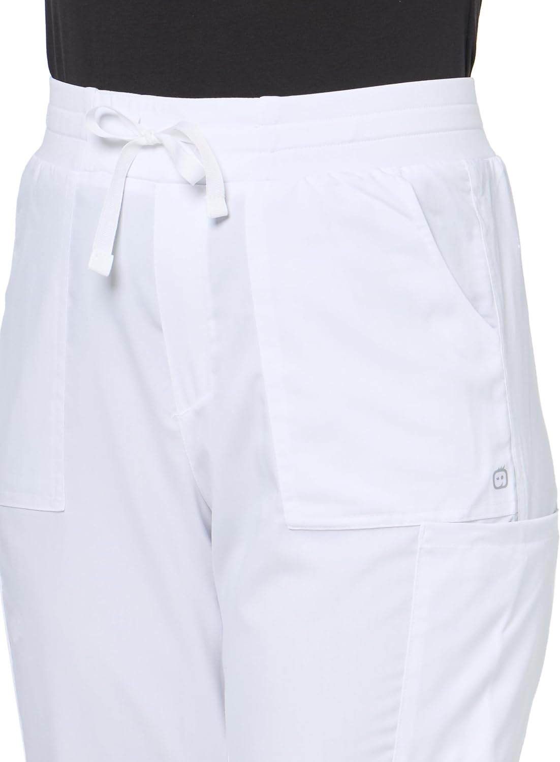 Wink PRO Women’s Slim Leg Cargo Scrub Pant(White)