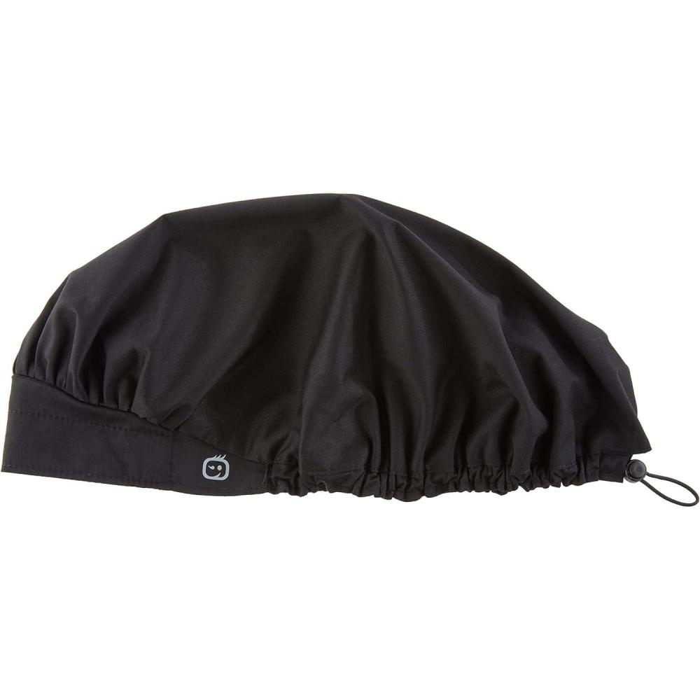 WonderWink Womens Bouffant Scrub Cap(Black)