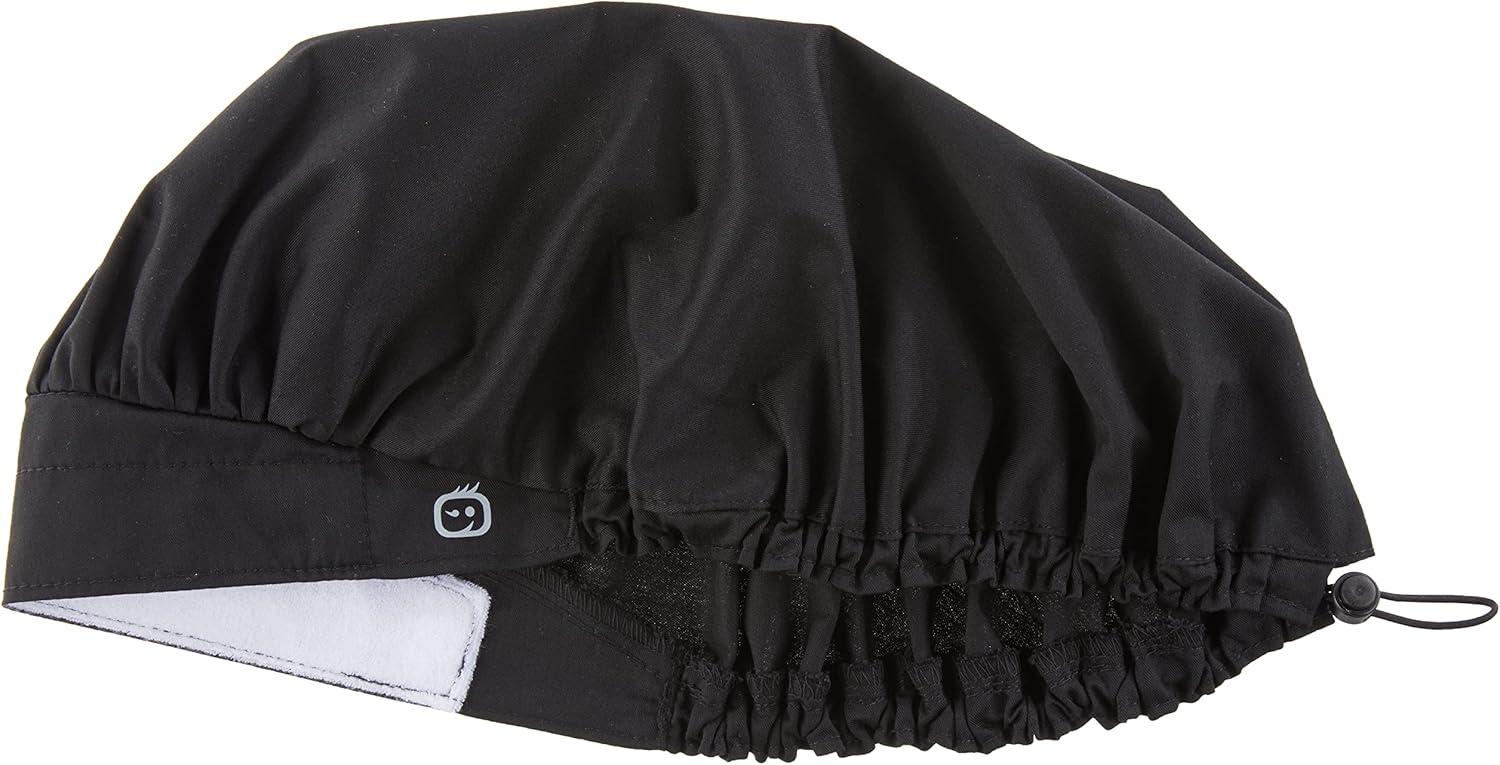 WonderWink Womens Bouffant Scrub Cap(Black)
