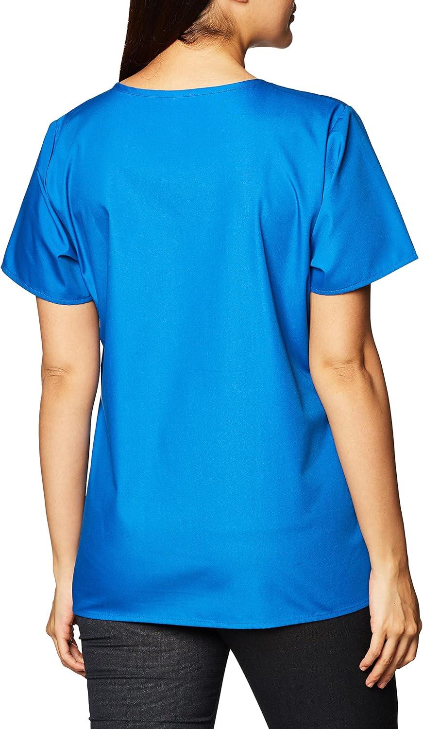 WonderWink Women’s Origins Golf Scrub Top(Royal)