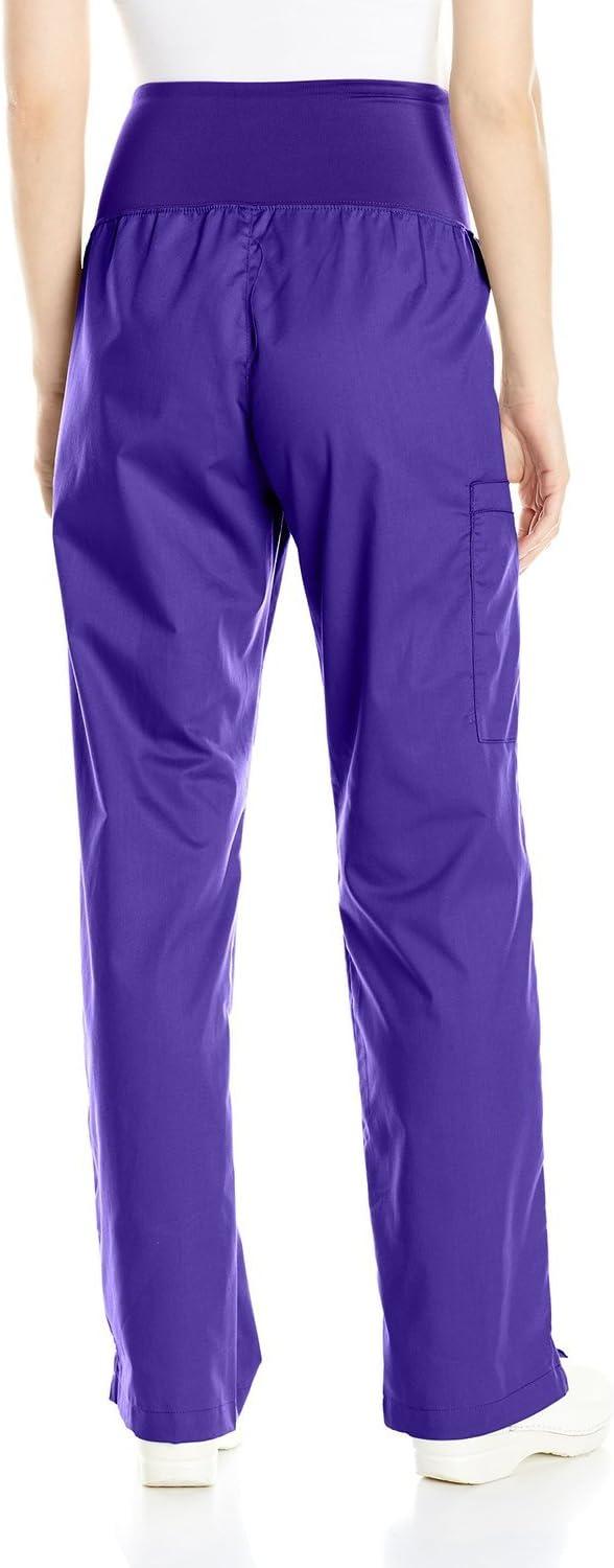 Wink WonderWORK Scrubs for Maternity Cargo Scrub Pants(Grape)