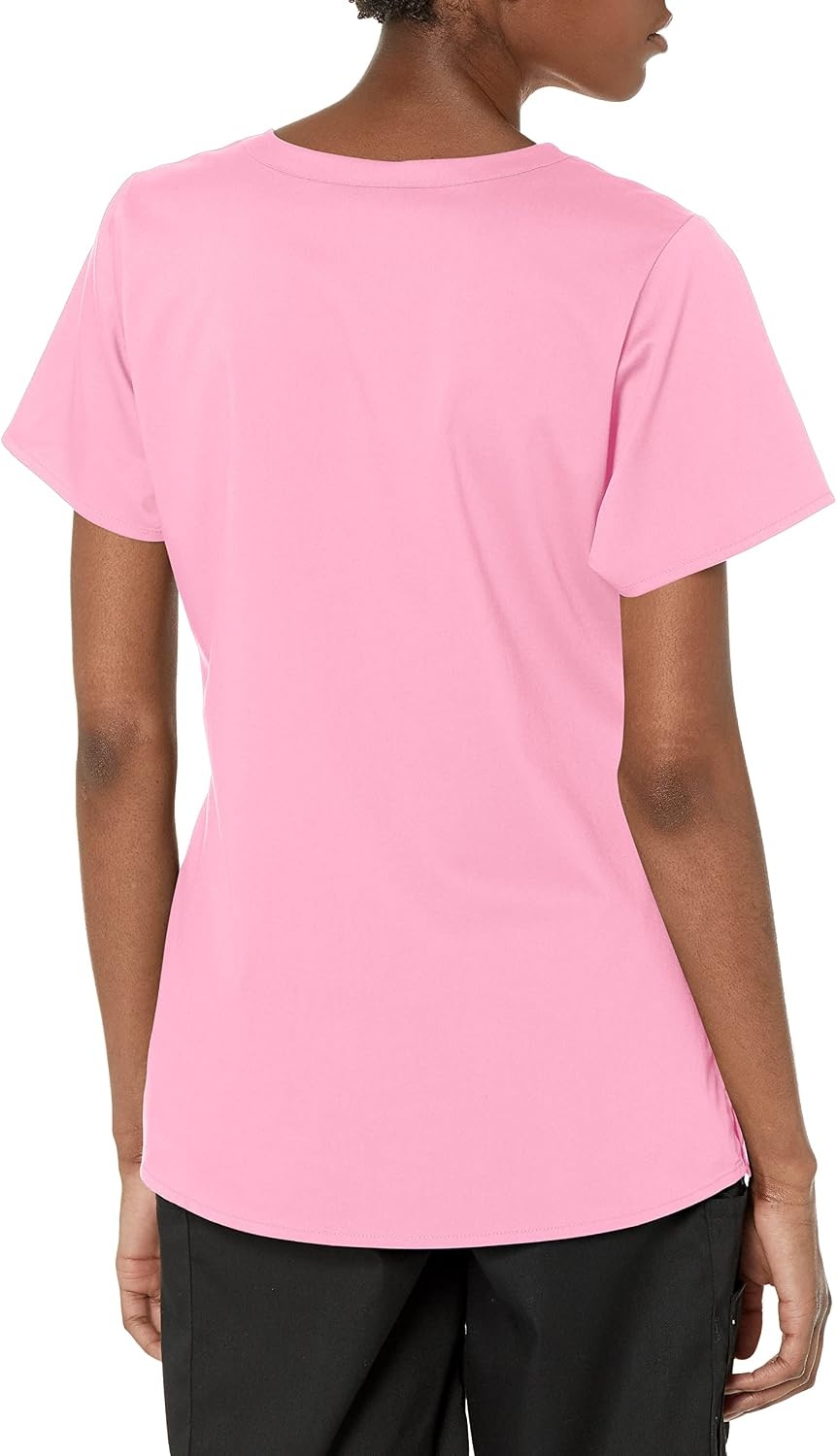 Wink PRO Women’s 4 Pocket Wrap Scrub Top(Pink Blossom)
