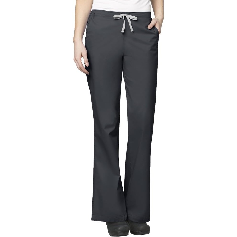 WonderWink Women’s Wonderwork Flare Leg Scrub Pant(Pewter)