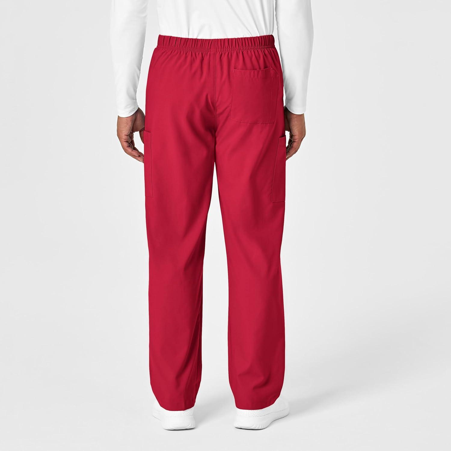 WonderWink Unisex-Adult Multi-Cargo Pant(Red)