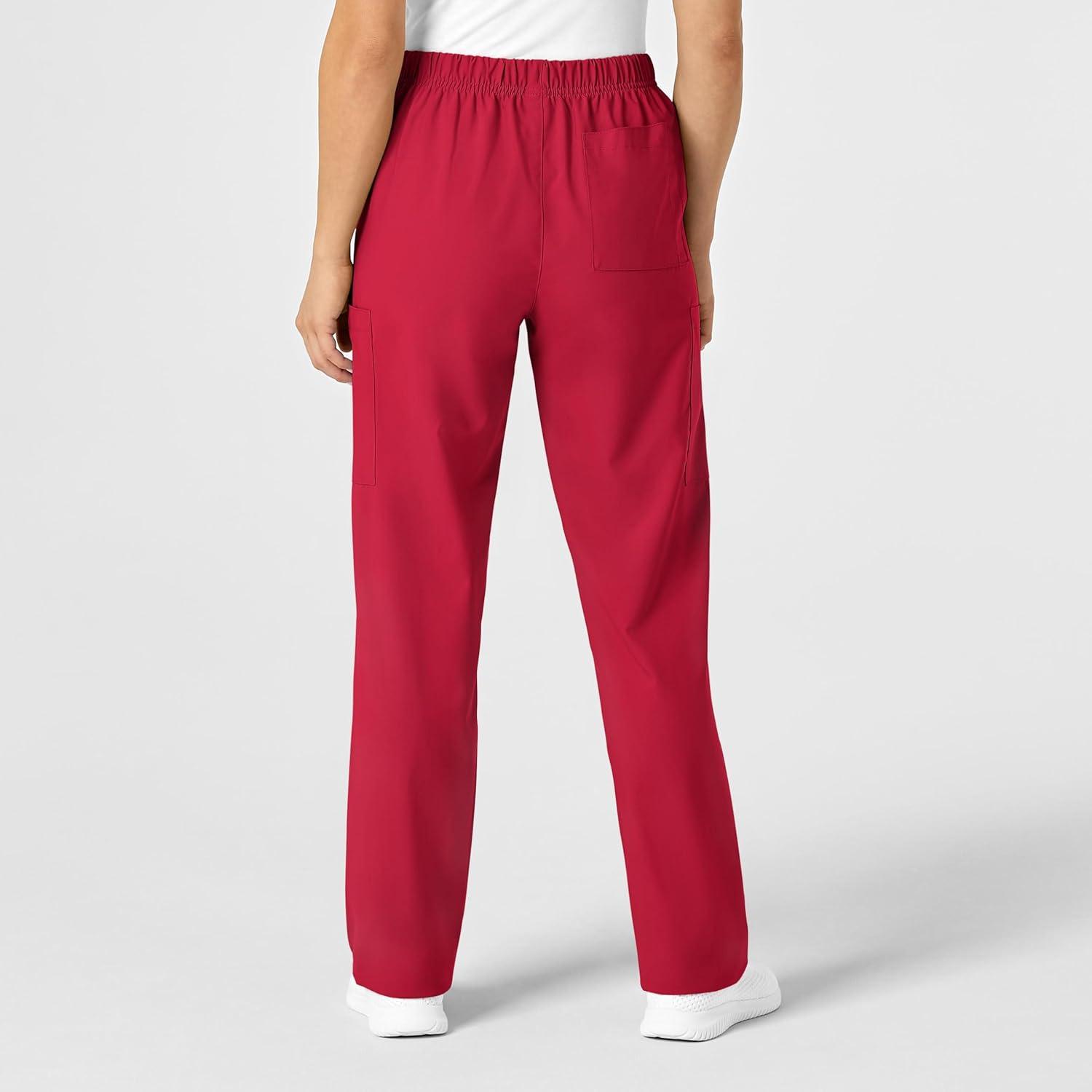 WonderWink Unisex-Adult Multi-Cargo Pant(Red)