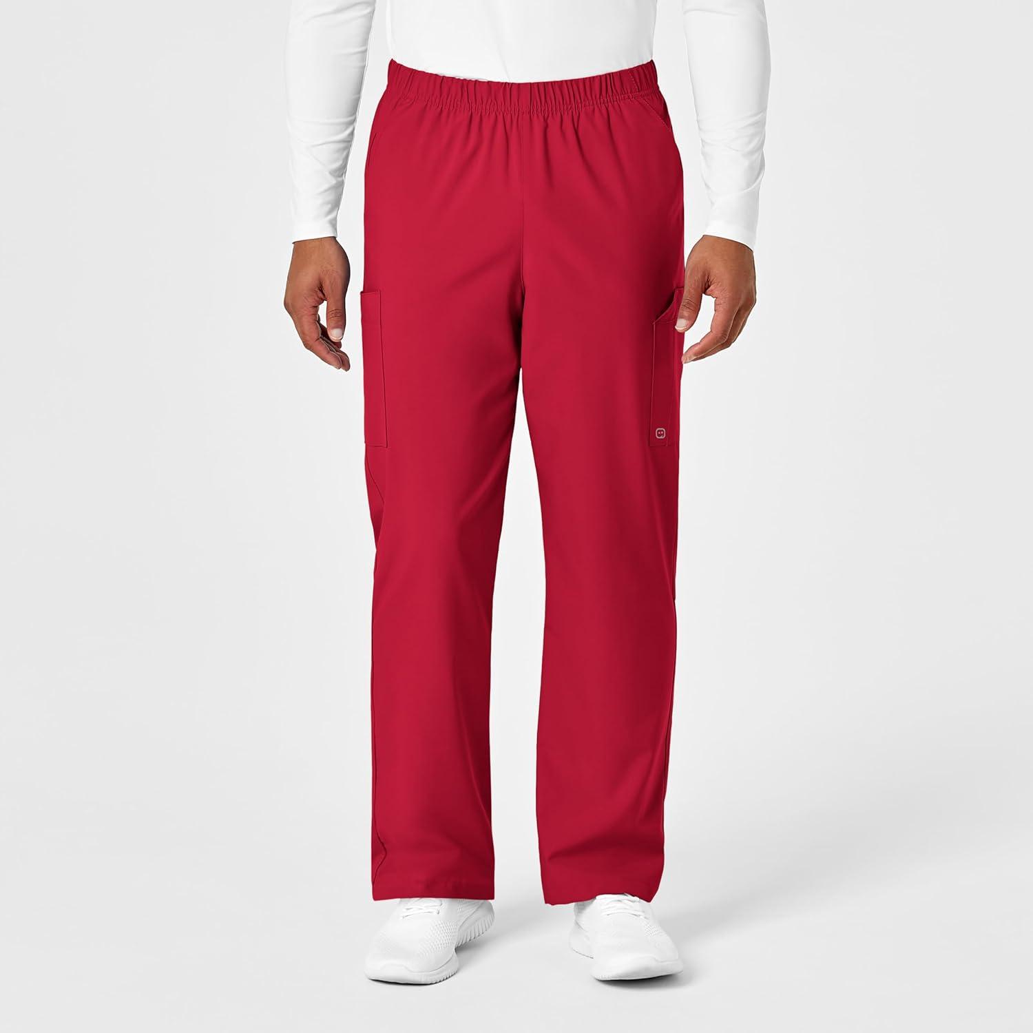 WonderWink Unisex-Adult Multi-Cargo Pant(Red)