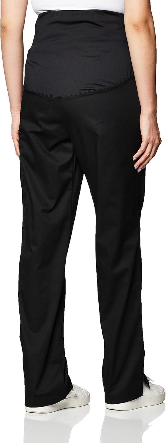 Wink WonderWORK Scrubs for Maternity Cargo Scrub Pants(Black)