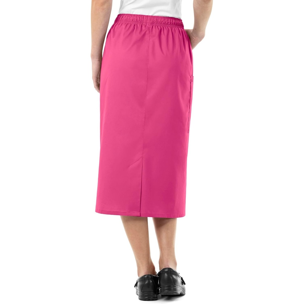 WINK WonderWORK Women’s Pull On Cargo Skirt(Fuchsia)