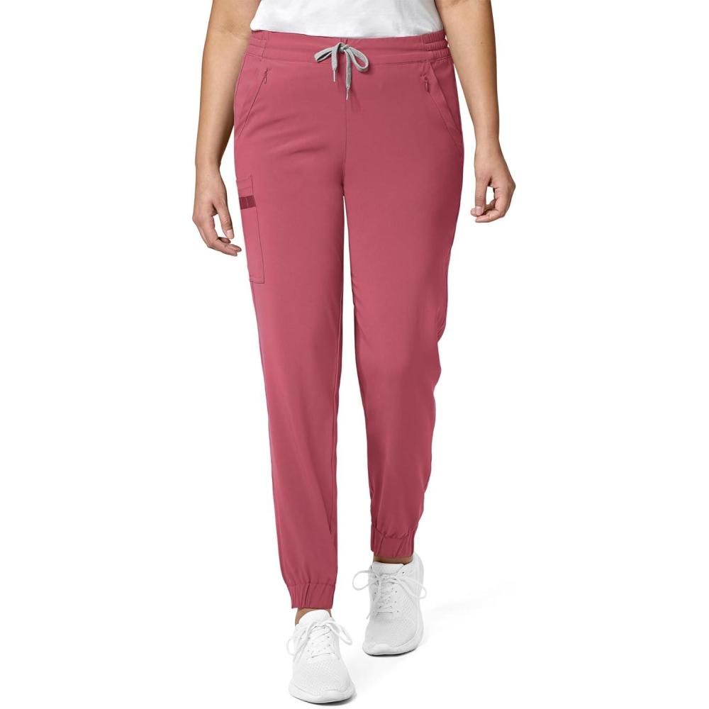 WonderWink Womens Renew Women’s Jogger Scrub Pant(Rosebud)