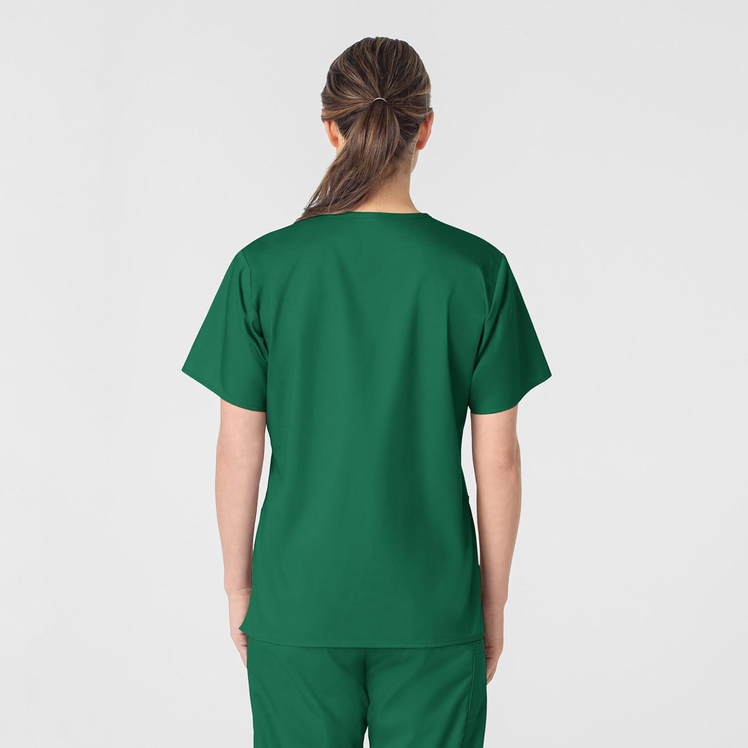 WonderWink Unisex-Adult Unisex V-Neck Top(Hunter)