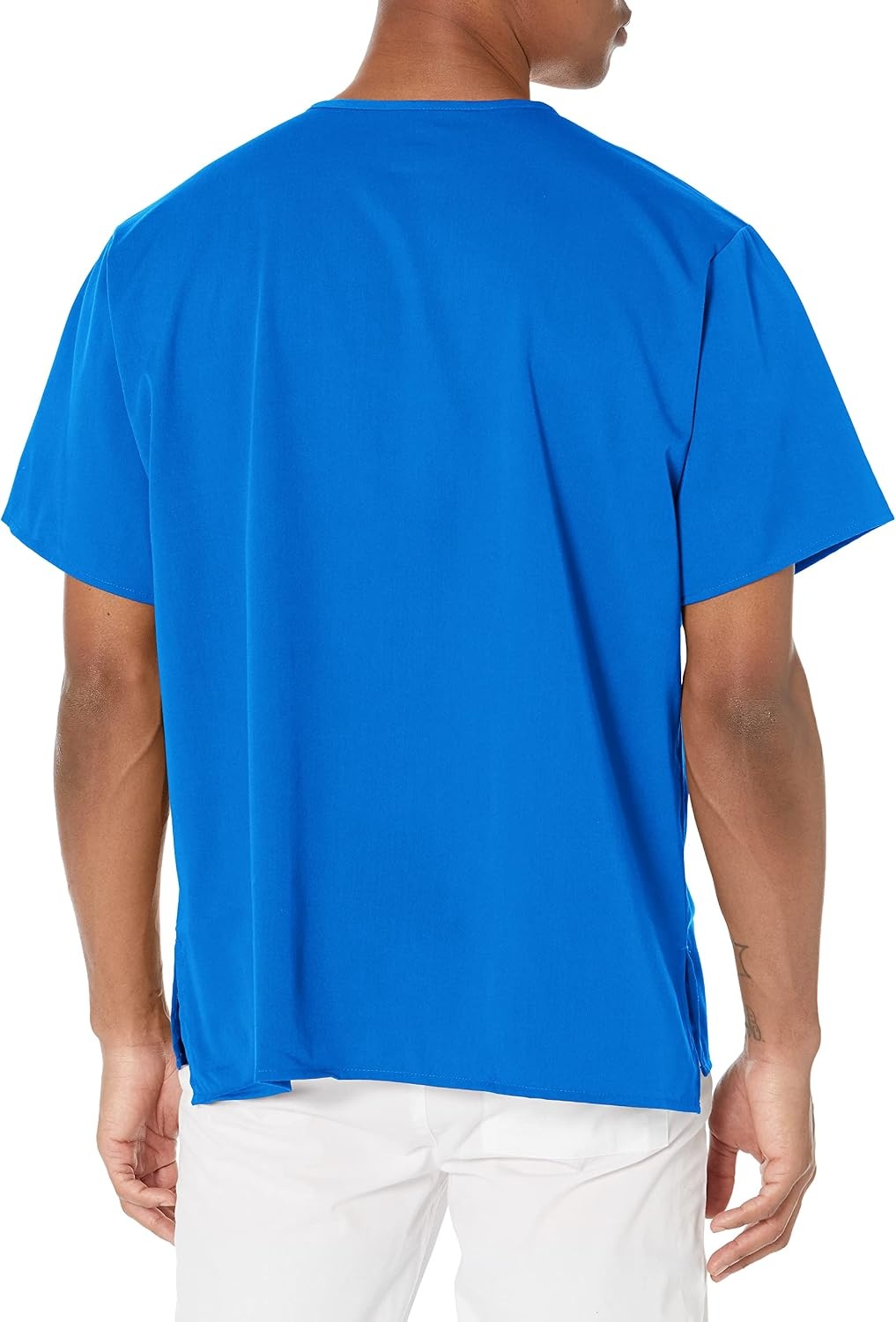 Wink Men’s Men’s V-Neck Scrub Top(Royal)