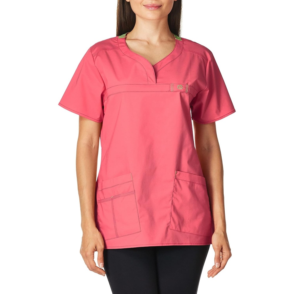 Wink Womens Wonderflex Patience Women’s Scrub Top(Papaya)