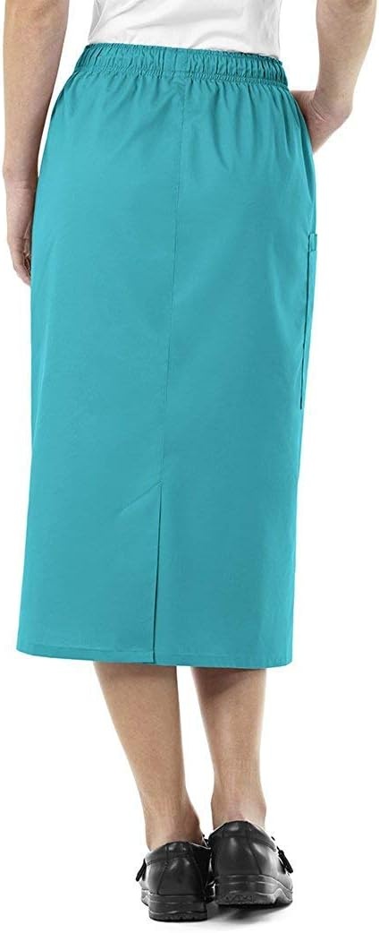 WINK WonderWORK Women’s Pull On Cargo Skirt(Black)