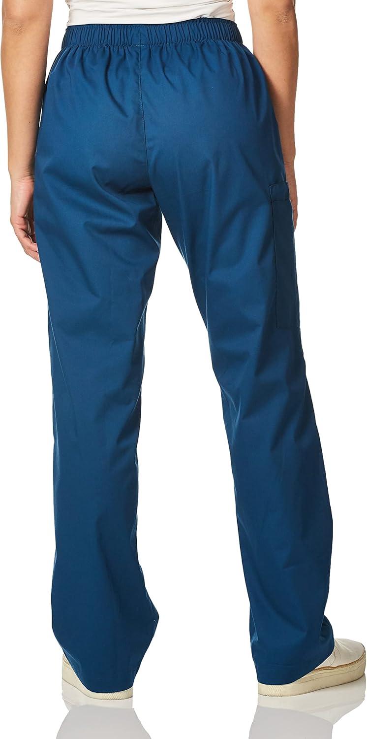 WonderWink Women’s Tall Wonderwork Women’s Pull-On Cargo Scrub Pant Tall(Caribbean)