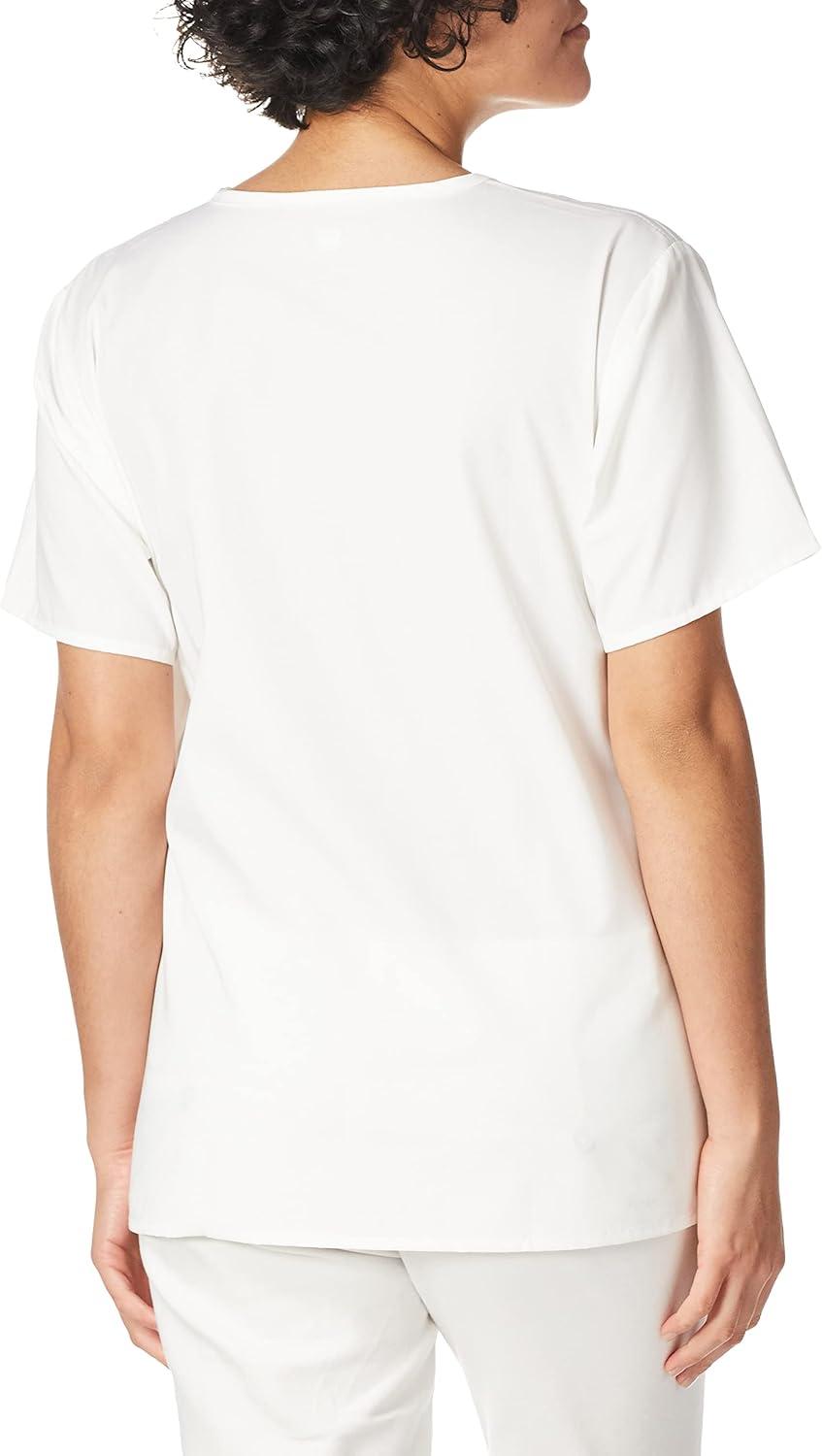 WonderWink Women’s Origins Bravo Scrub Top(White)