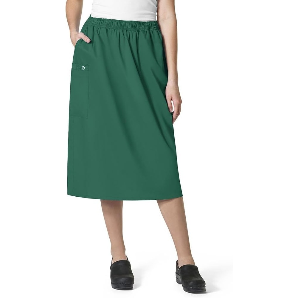 WINK WonderWORK Women’s Pull On Cargo Skirt(Hunter)