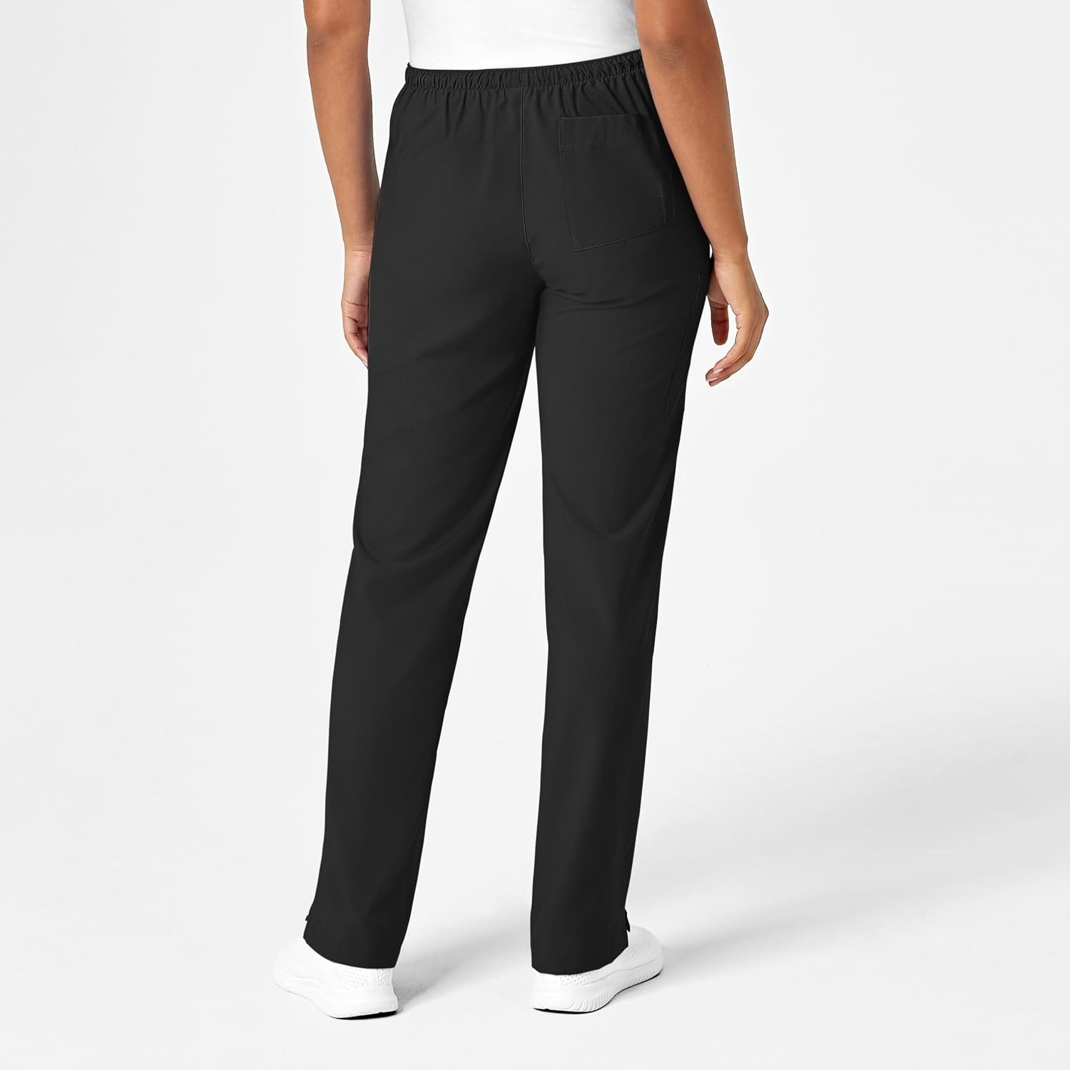 WINK W123 Women’s Drawstring Scrub Pant(Black)
