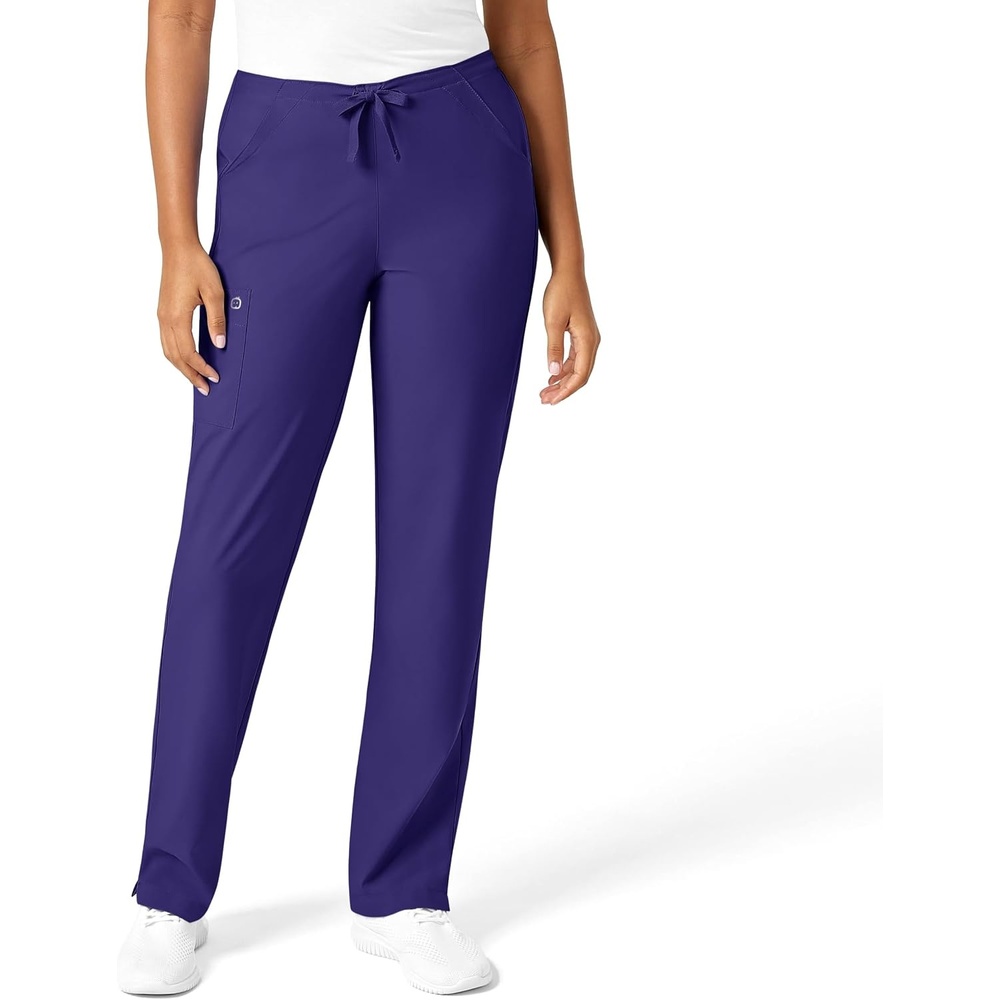 WINK W123 Women’s Drawstring Scrub Pant(Grape)