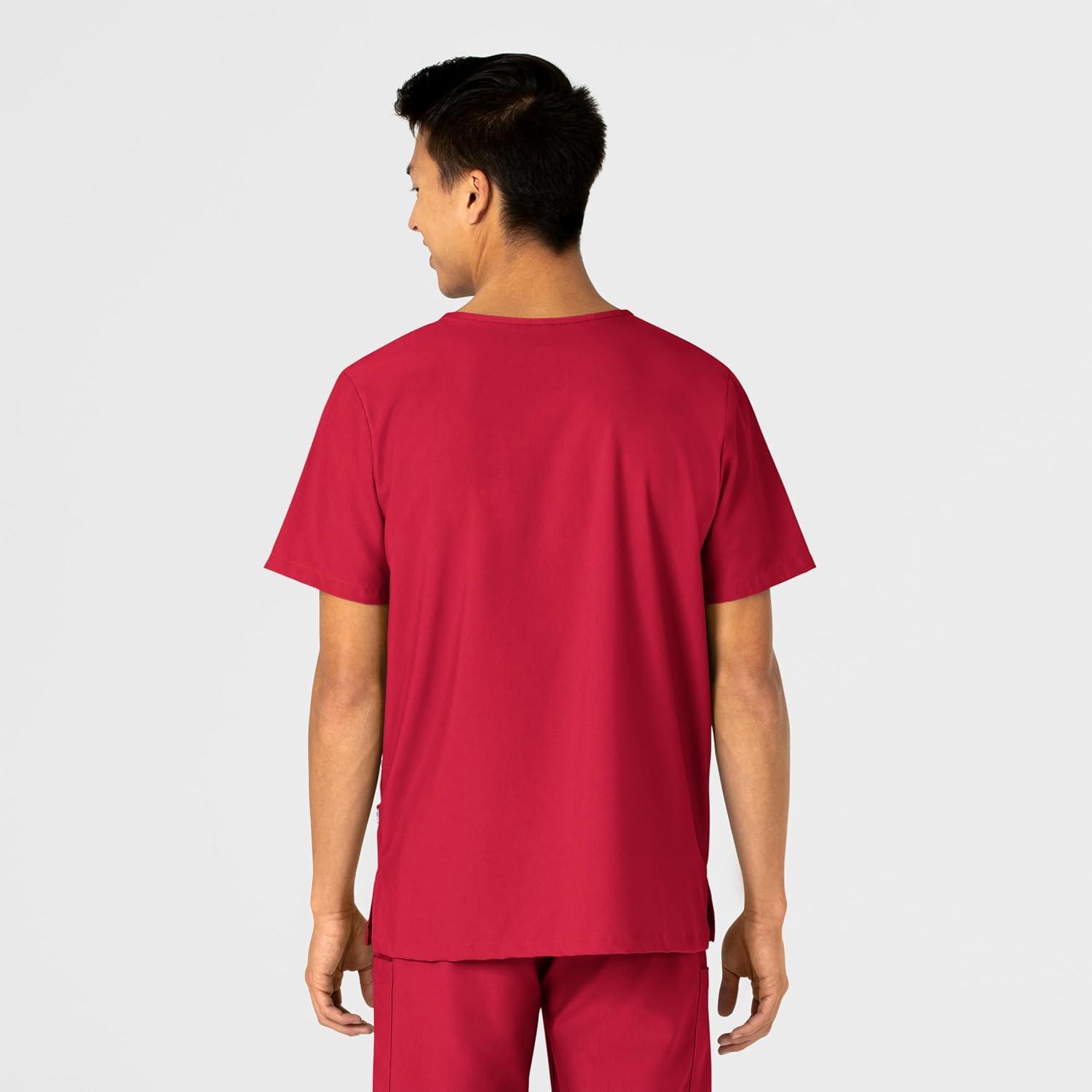 WonderWink Womens 4-Pocket Utility Top(Red)