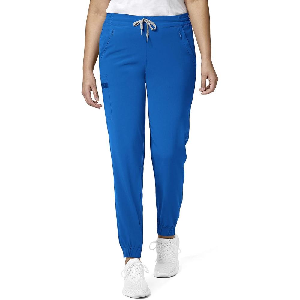 WonderWink Womens Renew Women’s Jogger Scrub Pant(Royal)