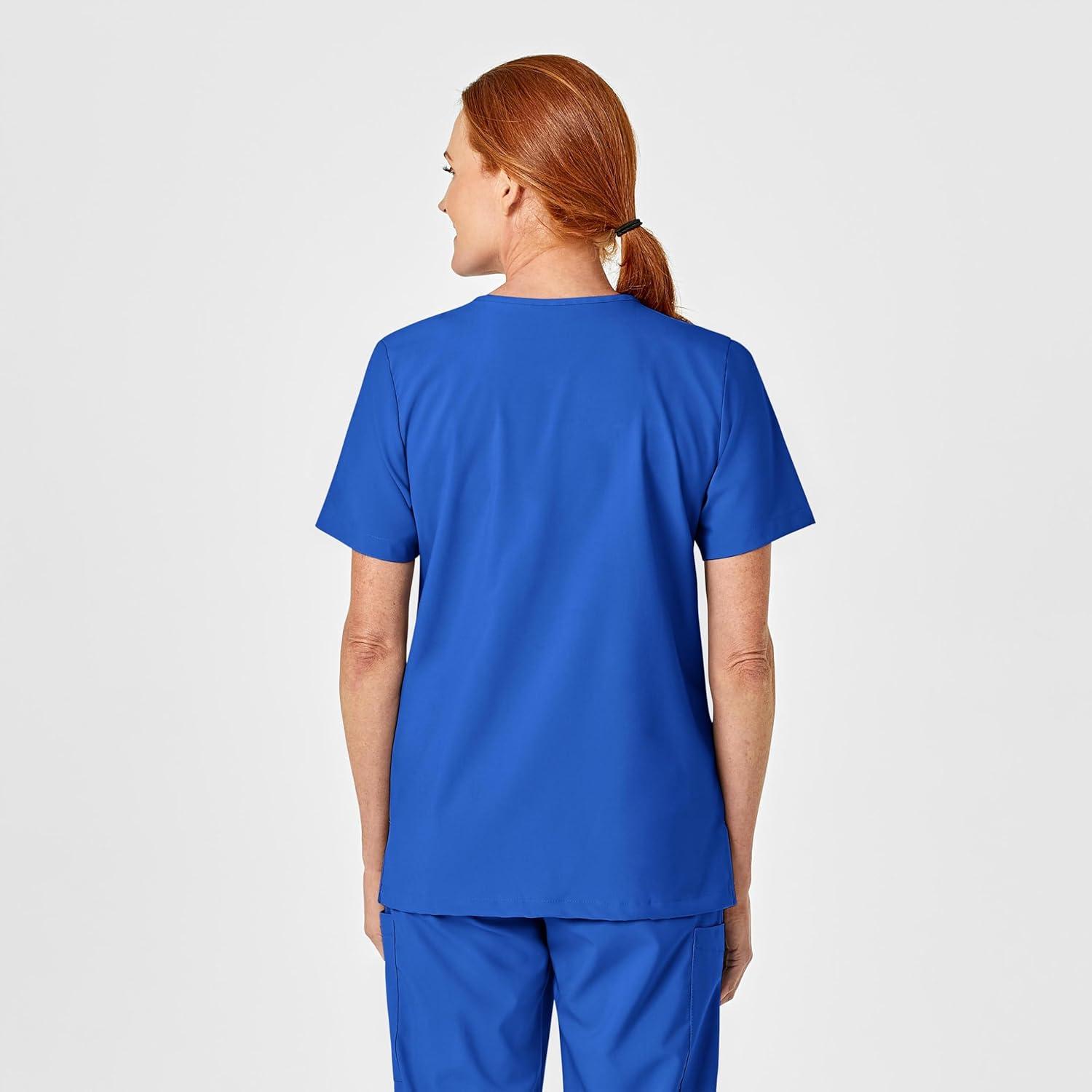 WonderWink Womens 4-Pocket Utility Top(Royal)