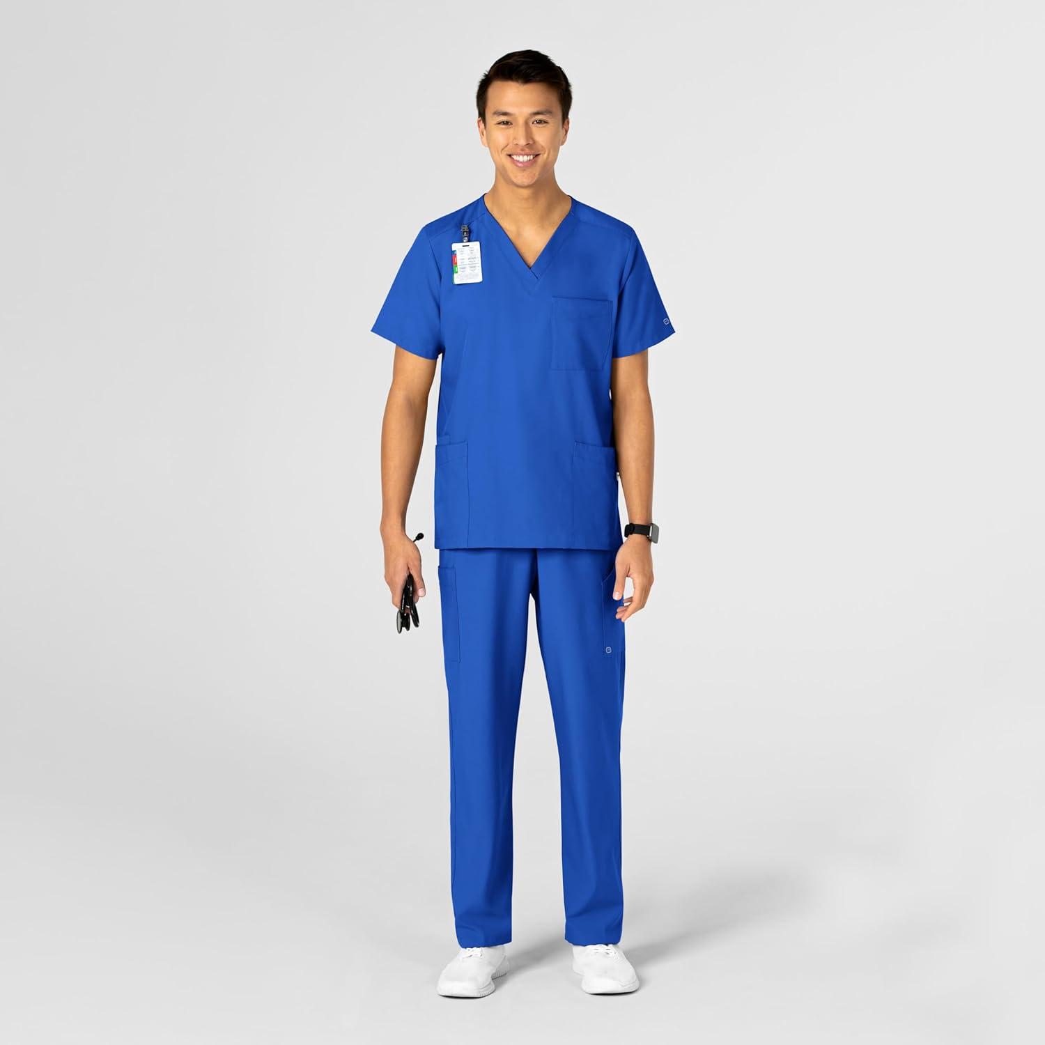 WonderWink Womens 4-Pocket Utility Top(Royal)