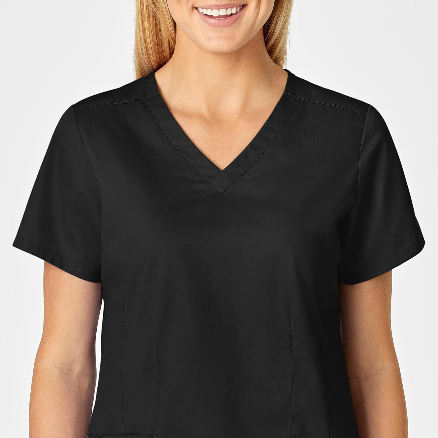 WonderWink Womens Shaped V-Neck Top