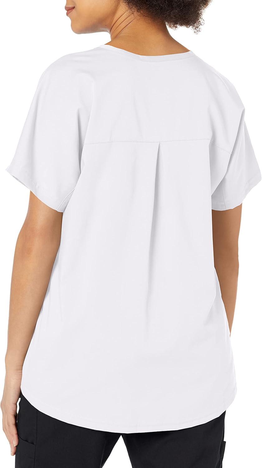 WonderWink Womens Women’s Dolman Scrub Top(White)