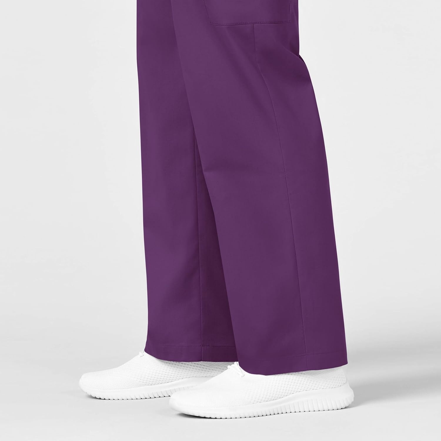 Wink WonderWORK Scrubs for Men, Cargo Scrub Pants(Eggplant)