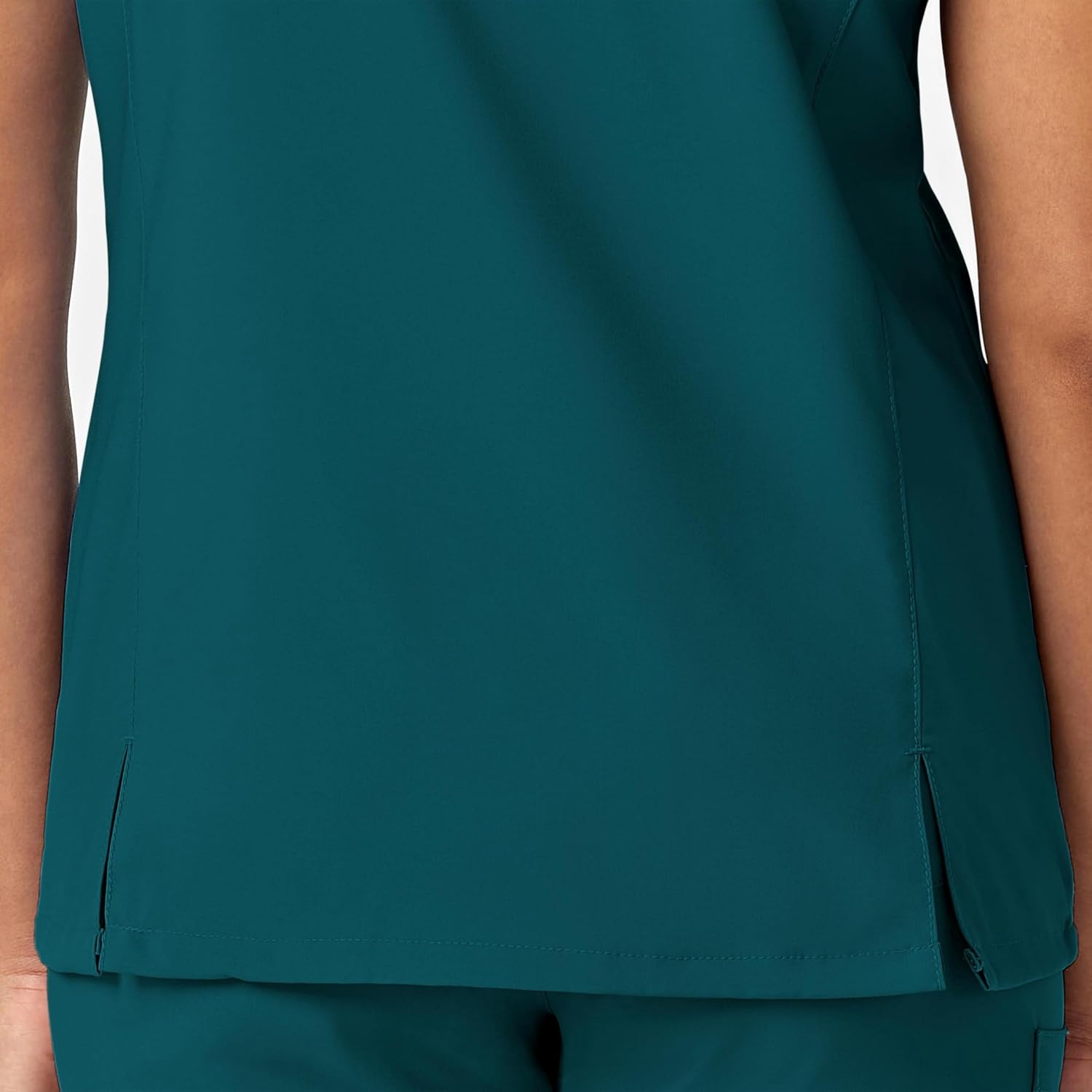 Wink W123 Women’s Y-Neck Wrap Scrub Top(Caribbean)
