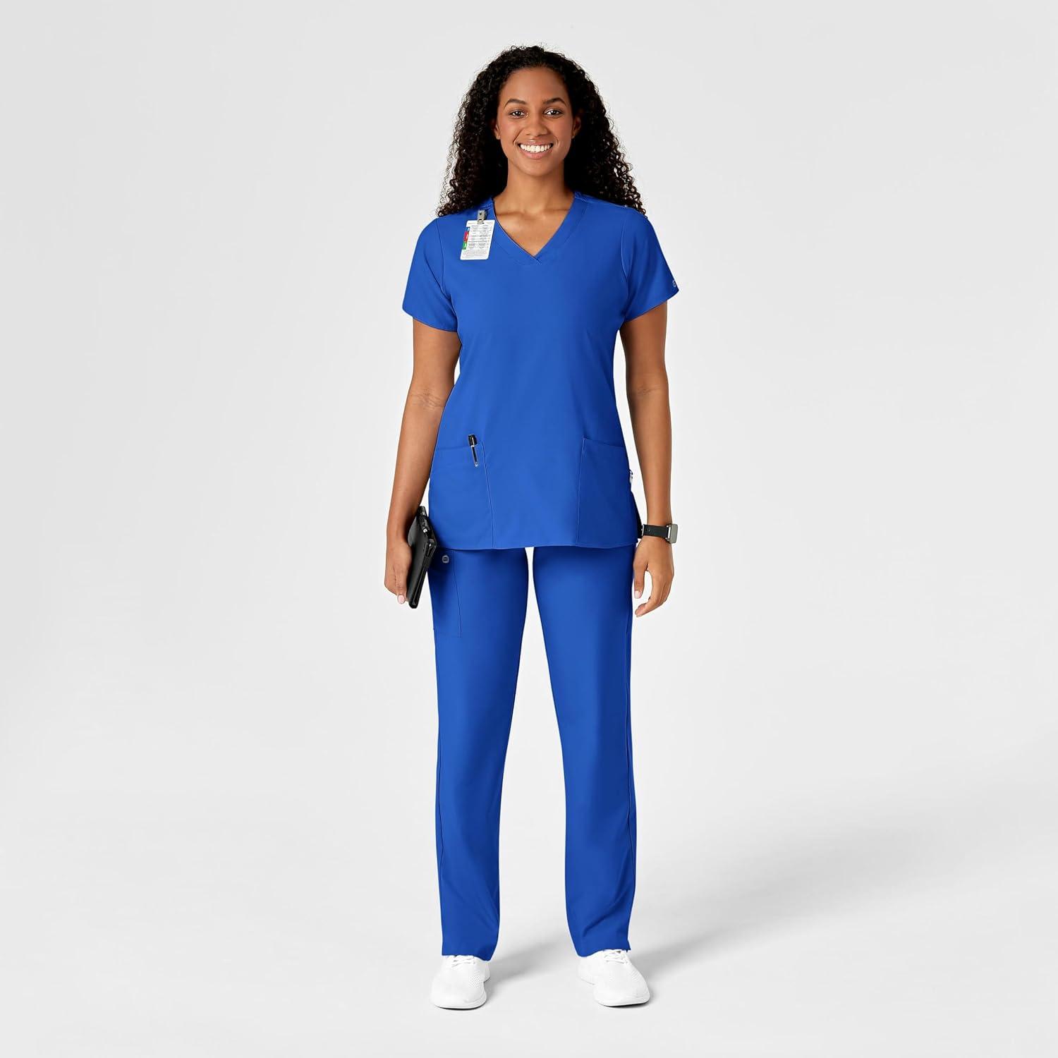 WonderWink Petite Women’s Drawstring Pant(Royal)