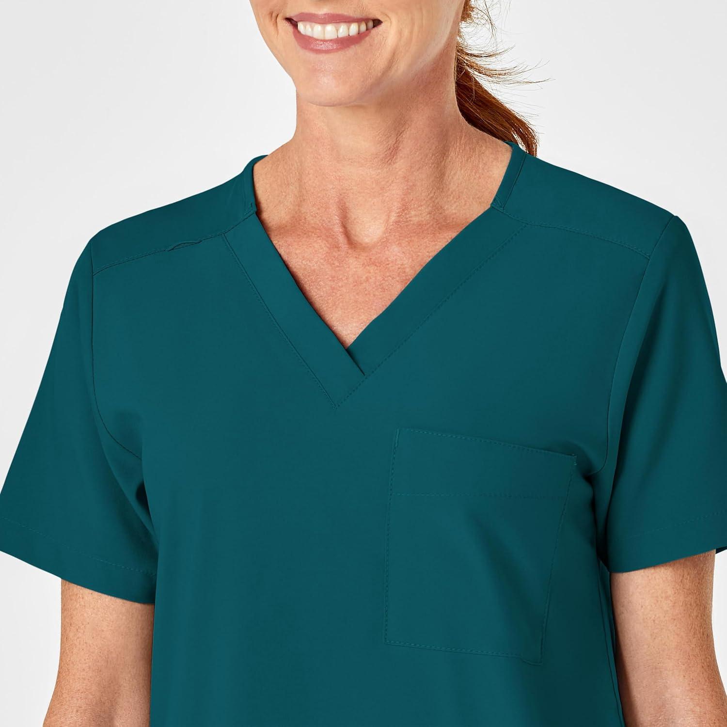 WonderWink Womens 4-Pocket Utility Top(Caribbean)