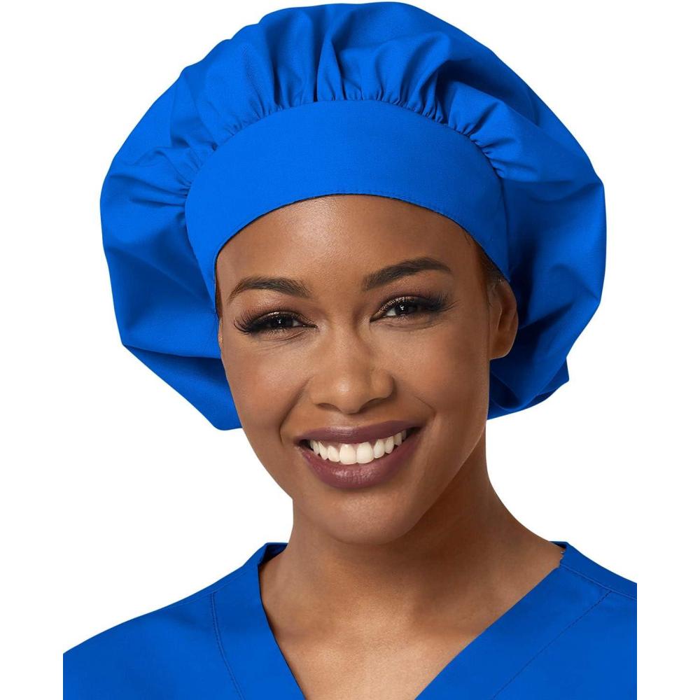 WonderWink Womens Bouffant Scrub Cap(Royal)