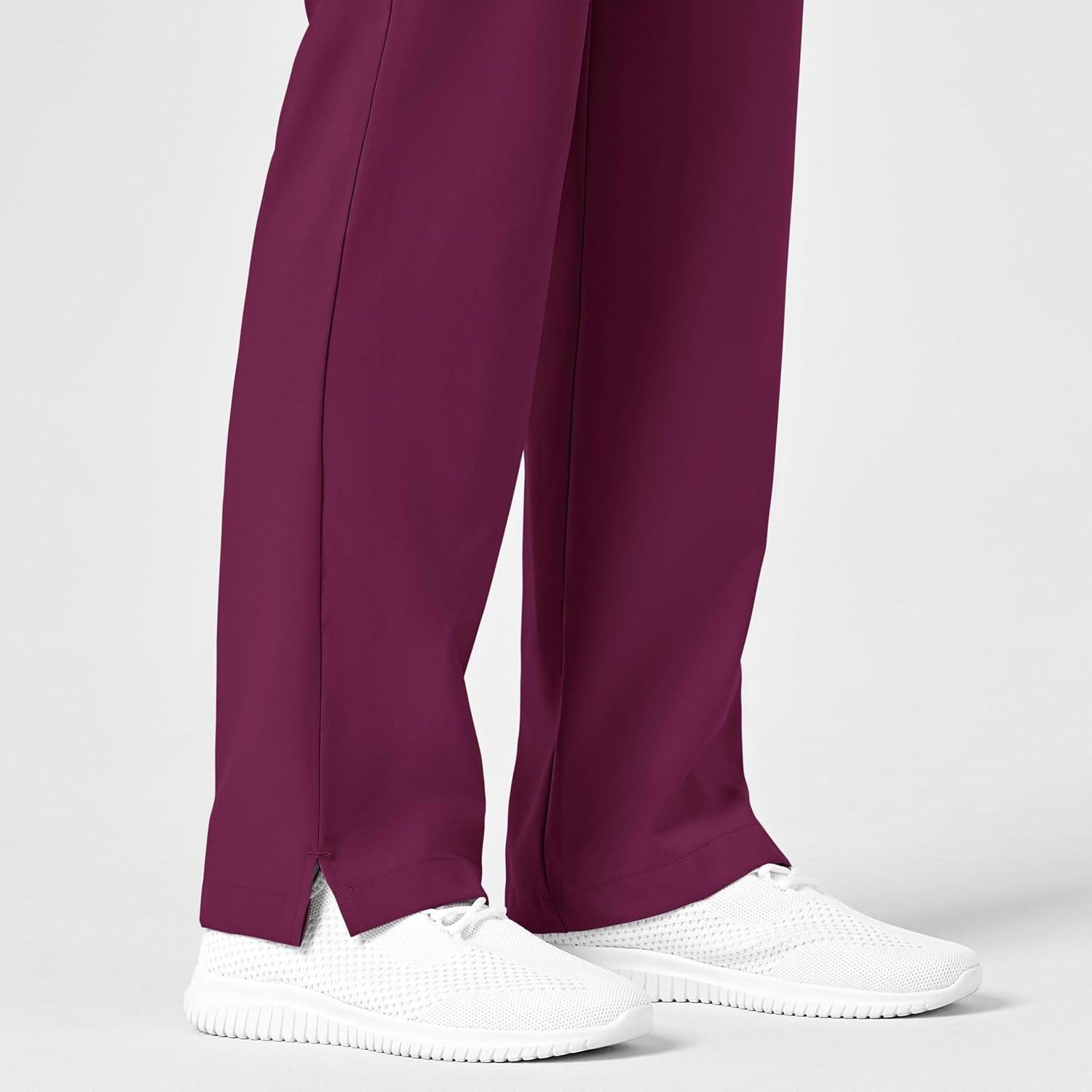 WonderWink Petite Women’s Drawstring Pant(Wine)