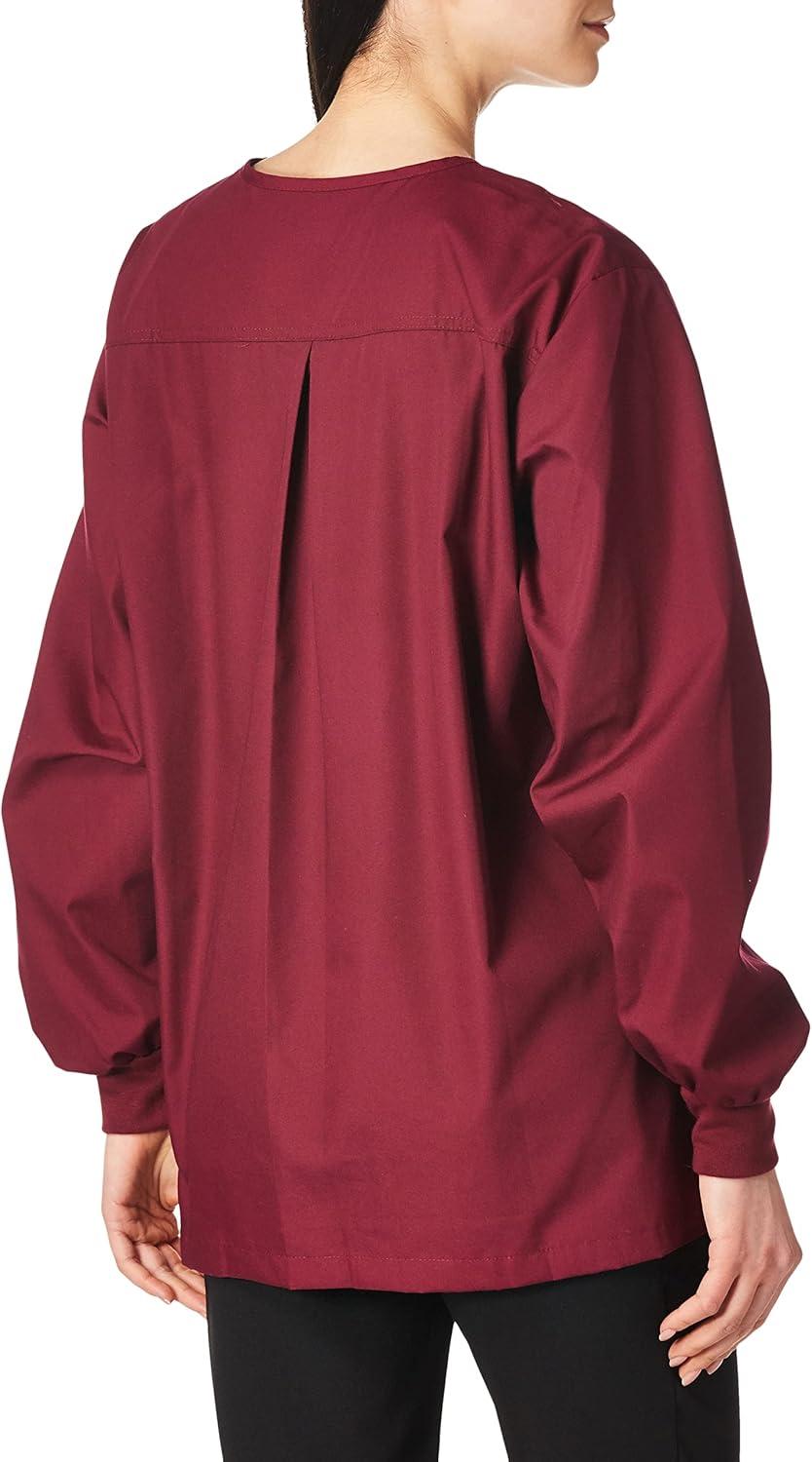 WonderWink Women’s Origins Delta Scrub Jacket(Wine)