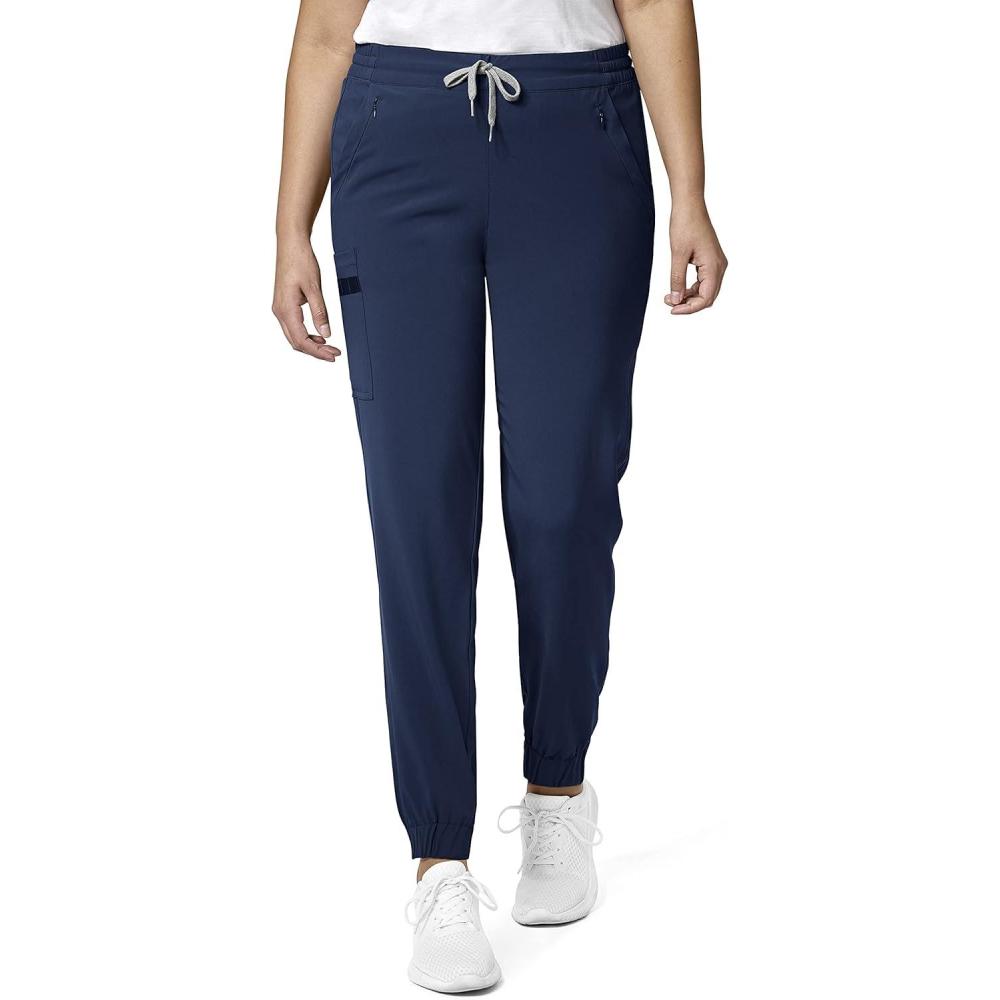 WonderWink Womens Renew Women’s Jogger Scrub Pant(Navy)