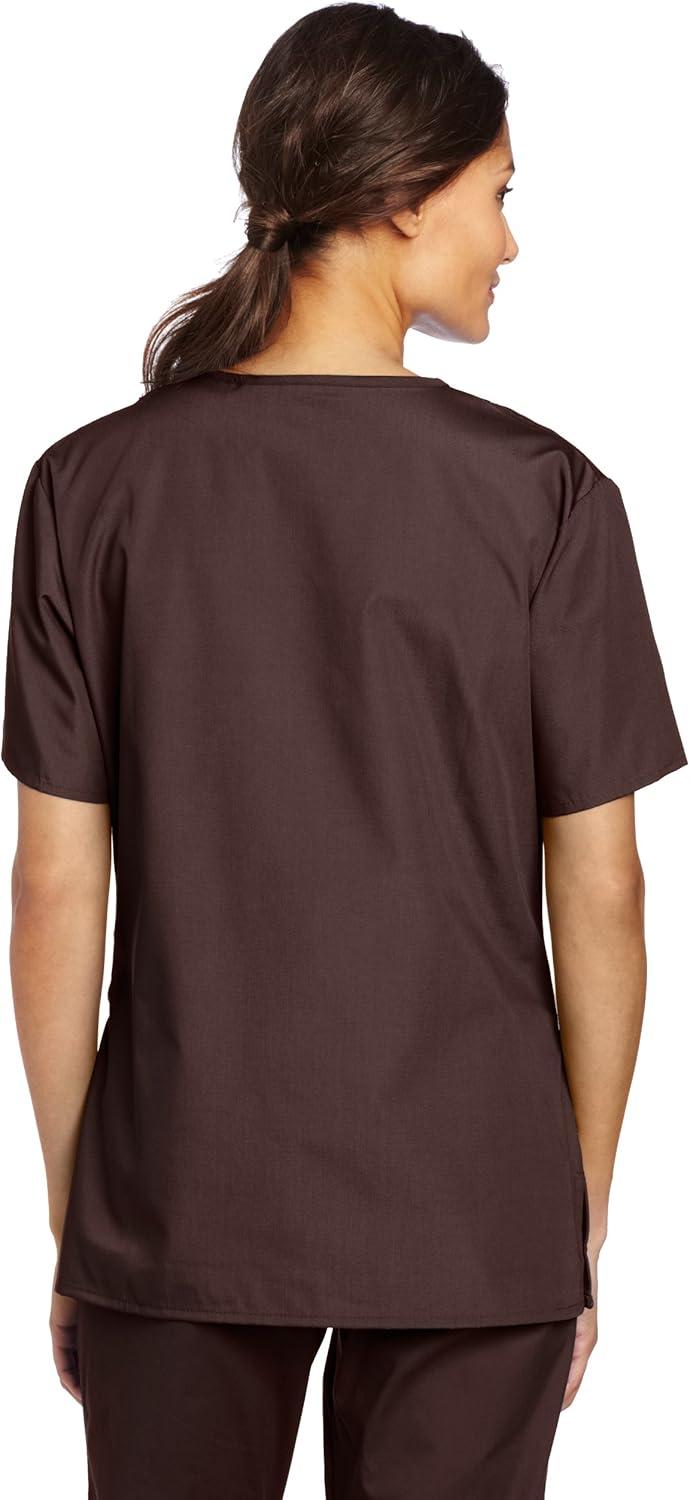 WonderWink Women’s Origins Bravo Scrub Top(Chocolate)