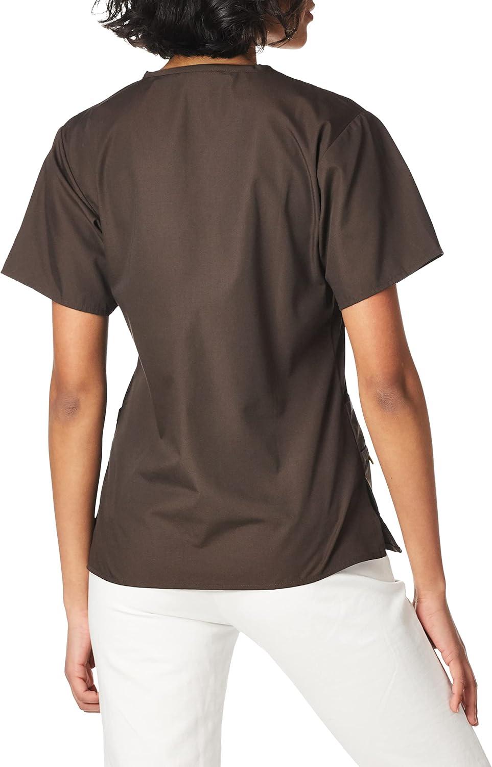 WonderWink Women’s Origins Bravo Scrub Top(Chocolate)