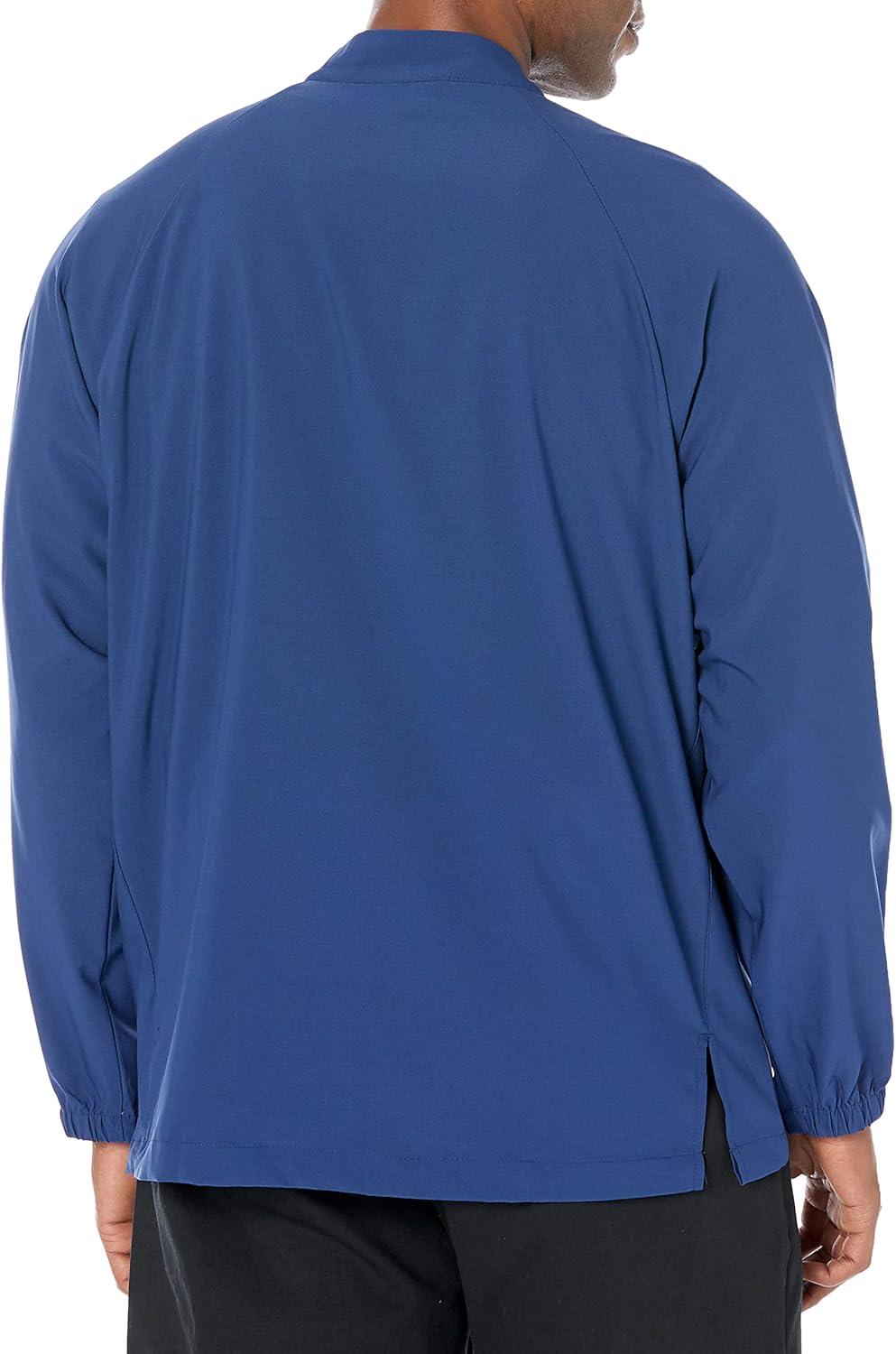 WonderWink Mens Zip-front Warm-up JacketZip-Front Warm-Up Jacket(Navy)