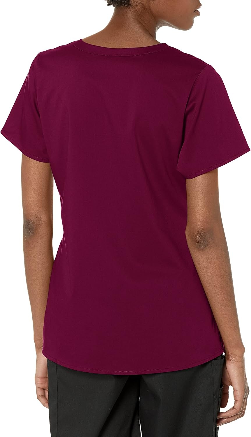 Wink PRO Women’s 4 Pocket Wrap Scrub Top(Wine)