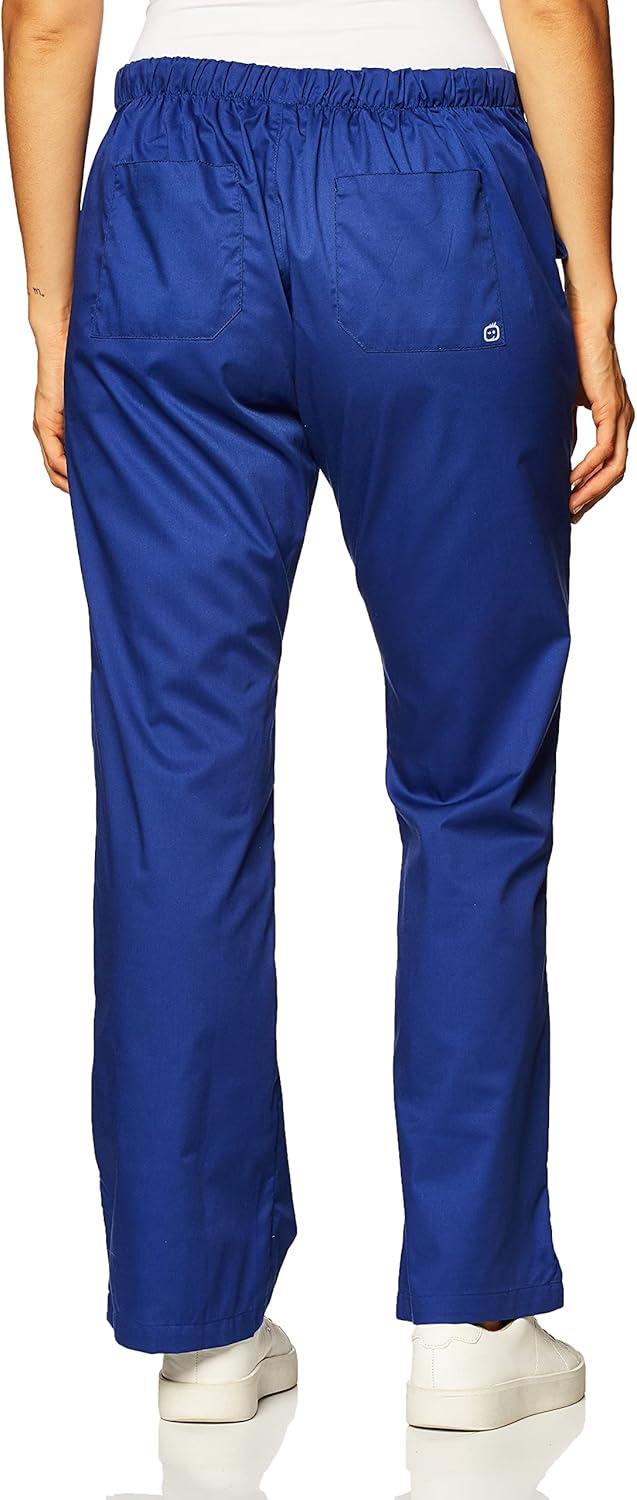 Wink WonderWORK Scrubs for Women, Flare Leg Scrub Pants(Galaxy Blue)