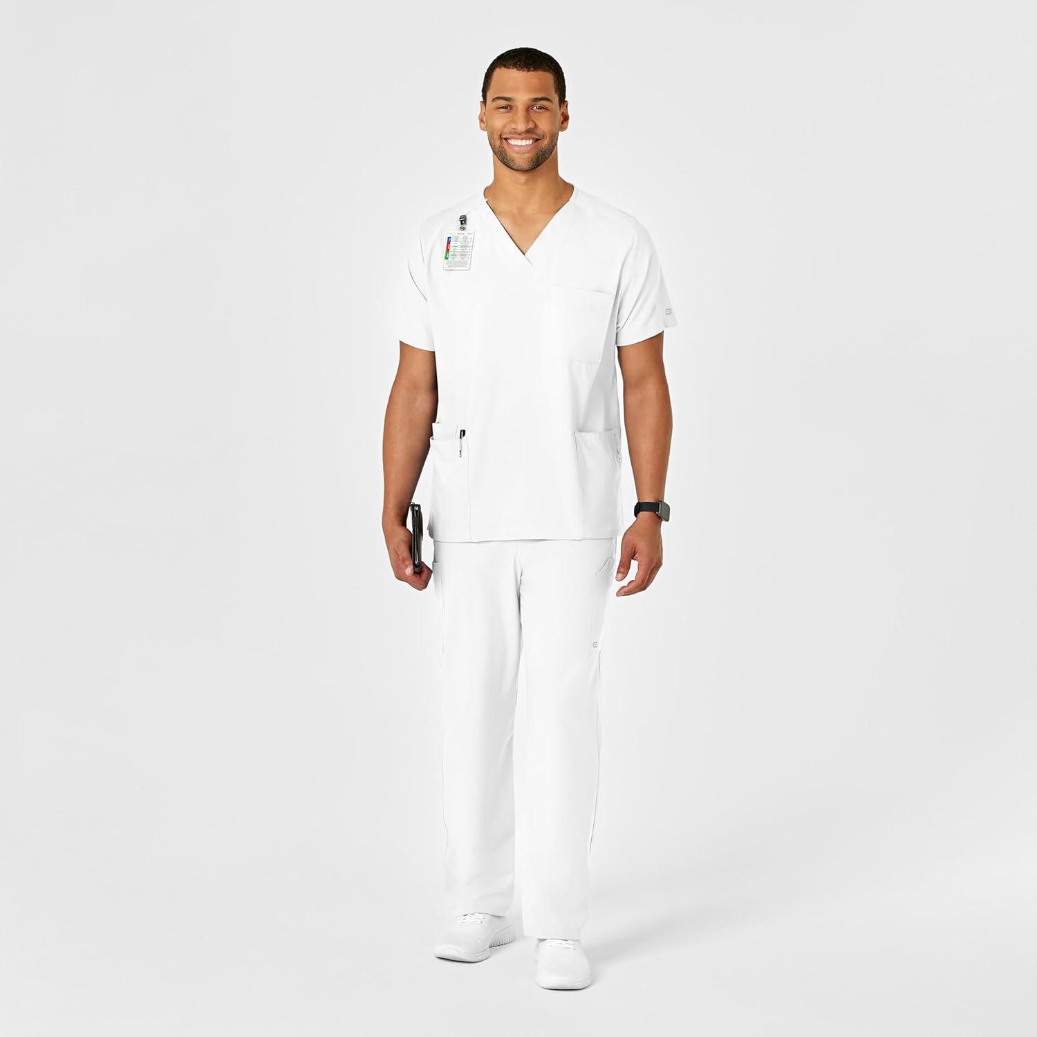 WonderWink Unisex-Adult Multi-Cargo Pant(White)