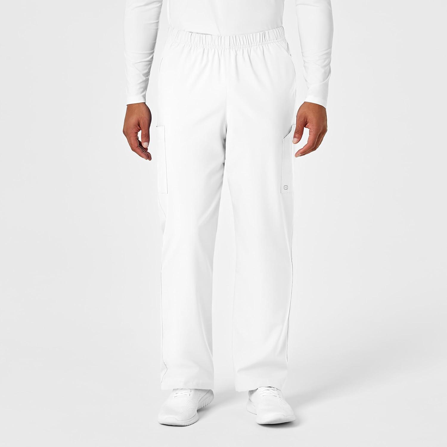 WonderWink Unisex-Adult Multi-Cargo Pant(White)