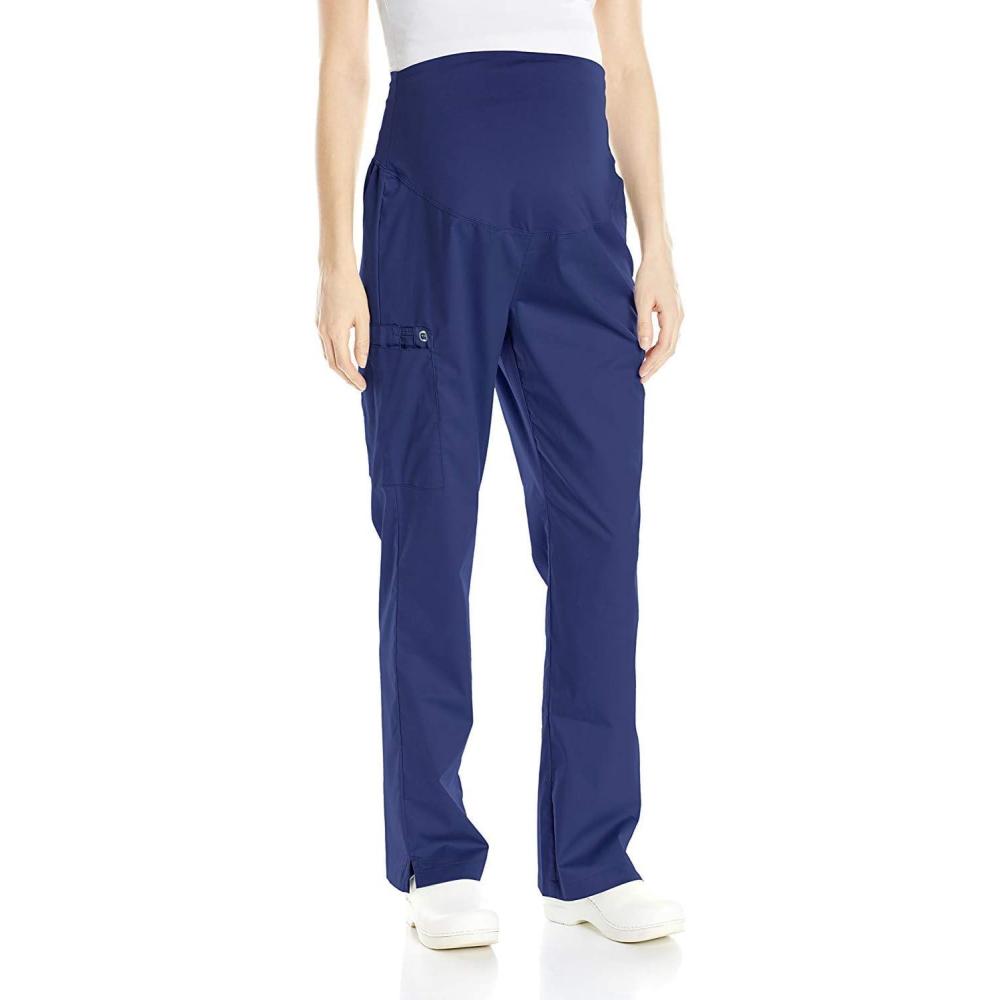 Wink WonderWORK Scrubs for Maternity Cargo Scrub Pants(Navy)