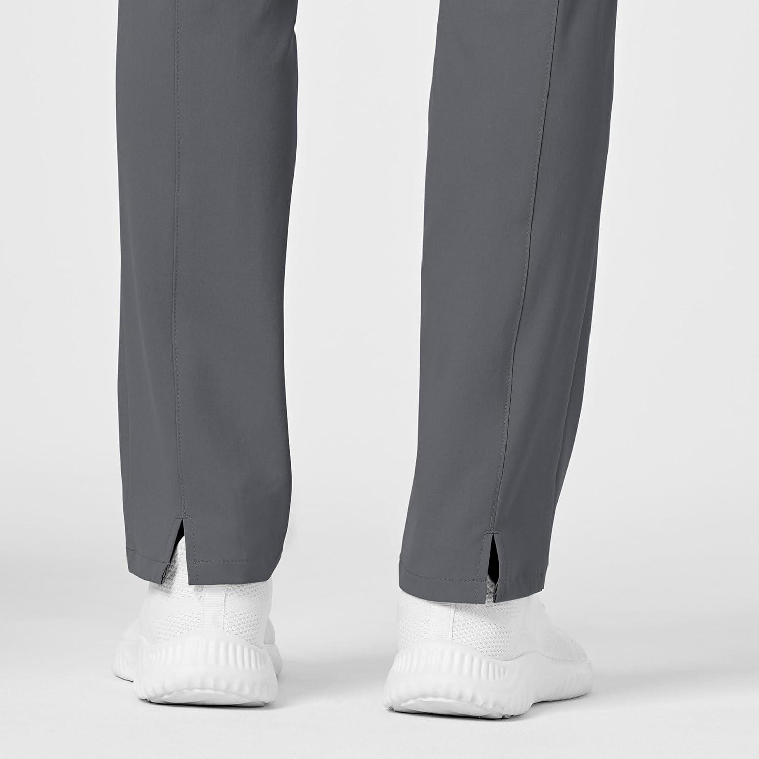 Renew Women’s High Waist Slim Leg Scrub Pant(Pewter)
