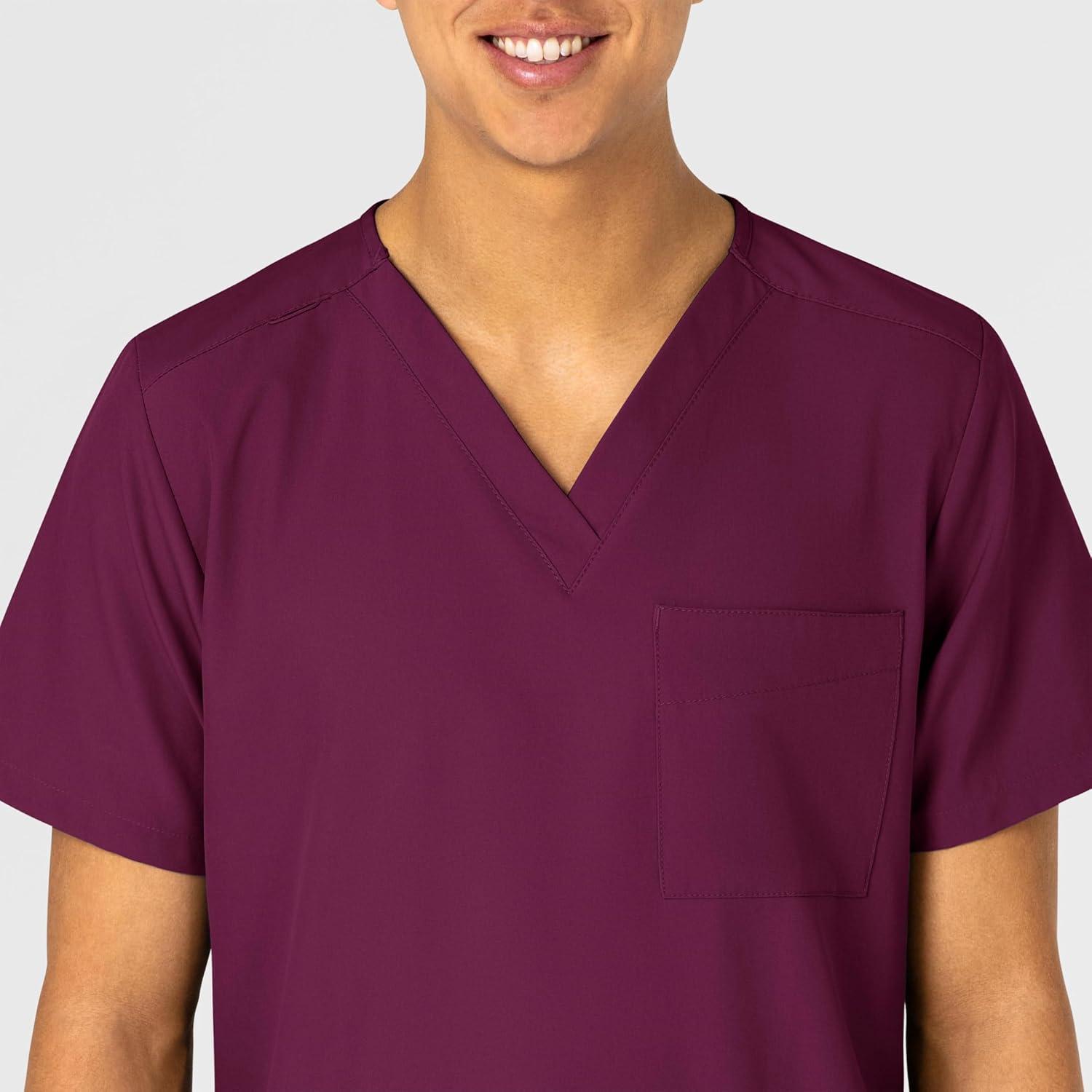 WonderWink Womens 4-Pocket Utility Top(Wine)