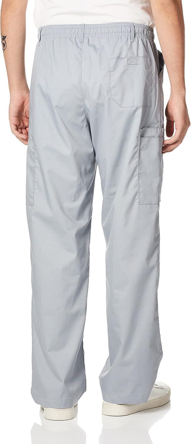 Wink WonderWORK Scrubs for Men, Cargo Scrub Pants(Grey)